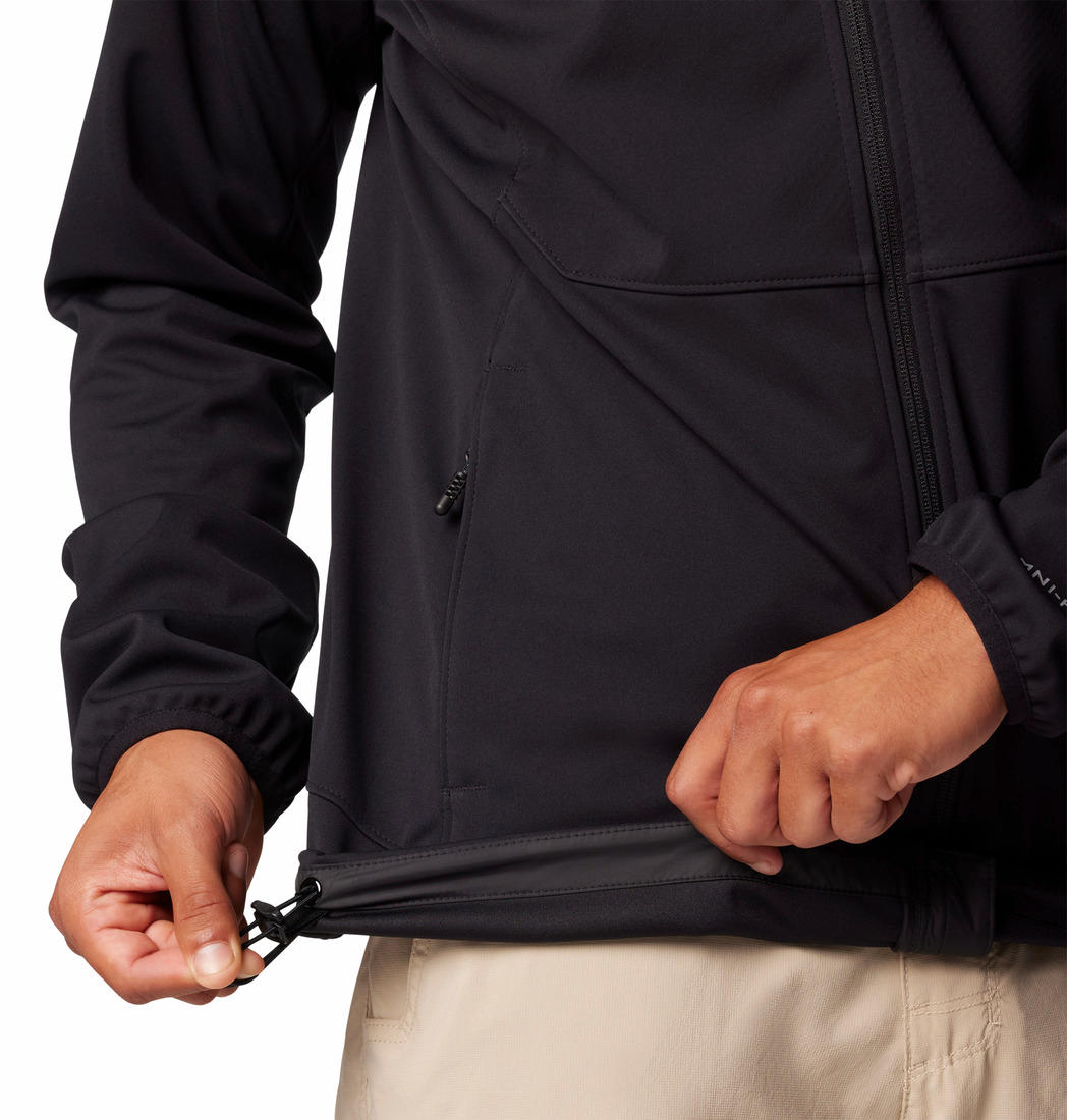 Columbia Mens Black Outdoor Tracks Full Zip II Jacket