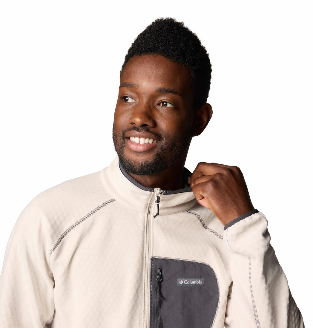 Columbia Mens Brown Outdoor Tracks Full Zip II Jacket