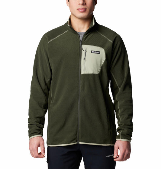 Columbia Mens Green Outdoor Tracks Full Zip II Jacket