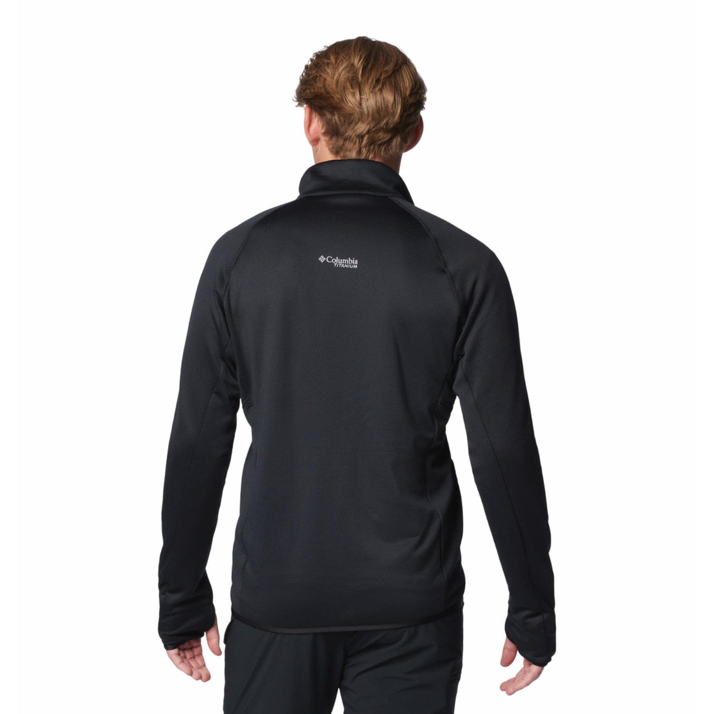 Columbia Men Black Triple Canyon Grid Fleece FZ II