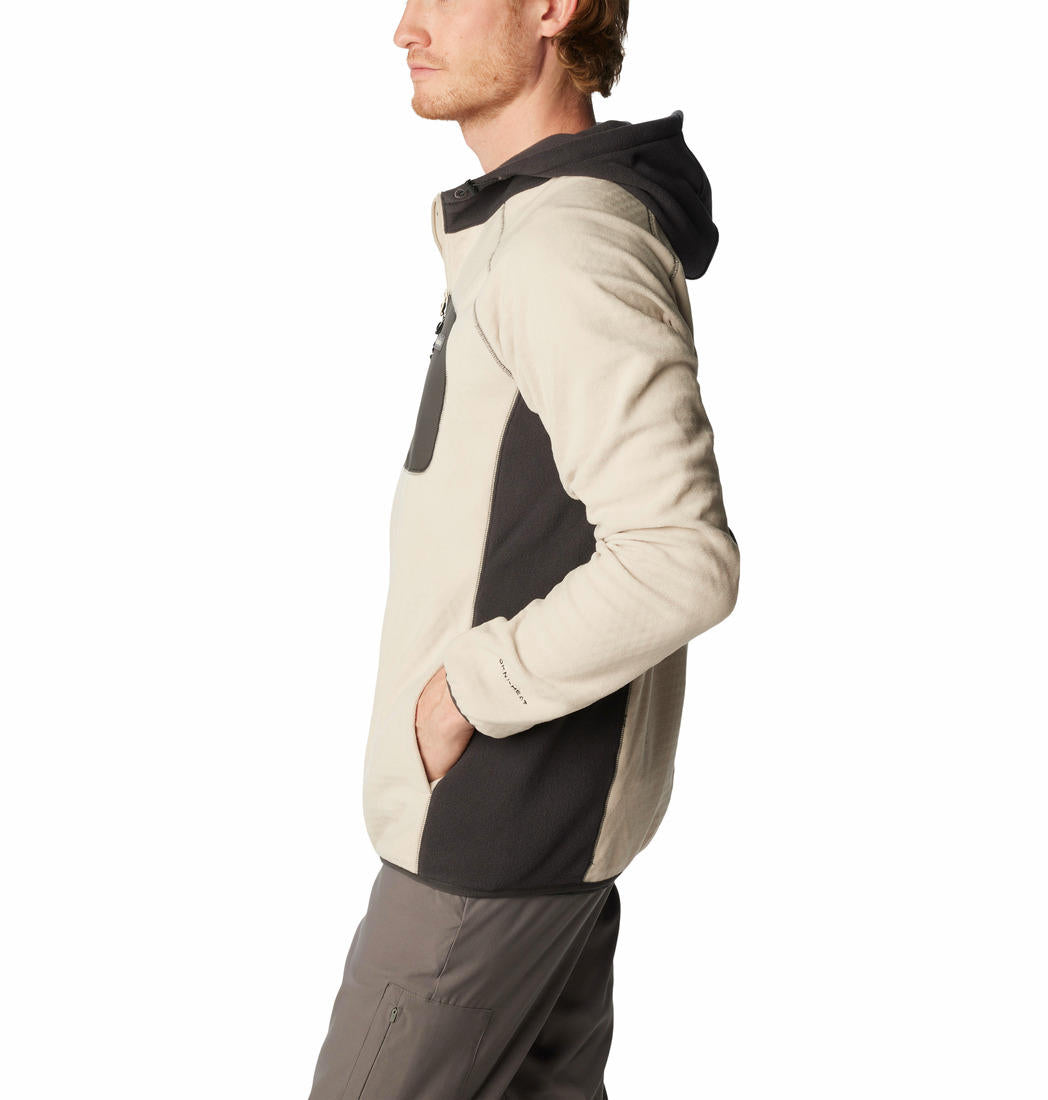Columbia Men Brown M Outdoor Tracks Hooded Full Zip