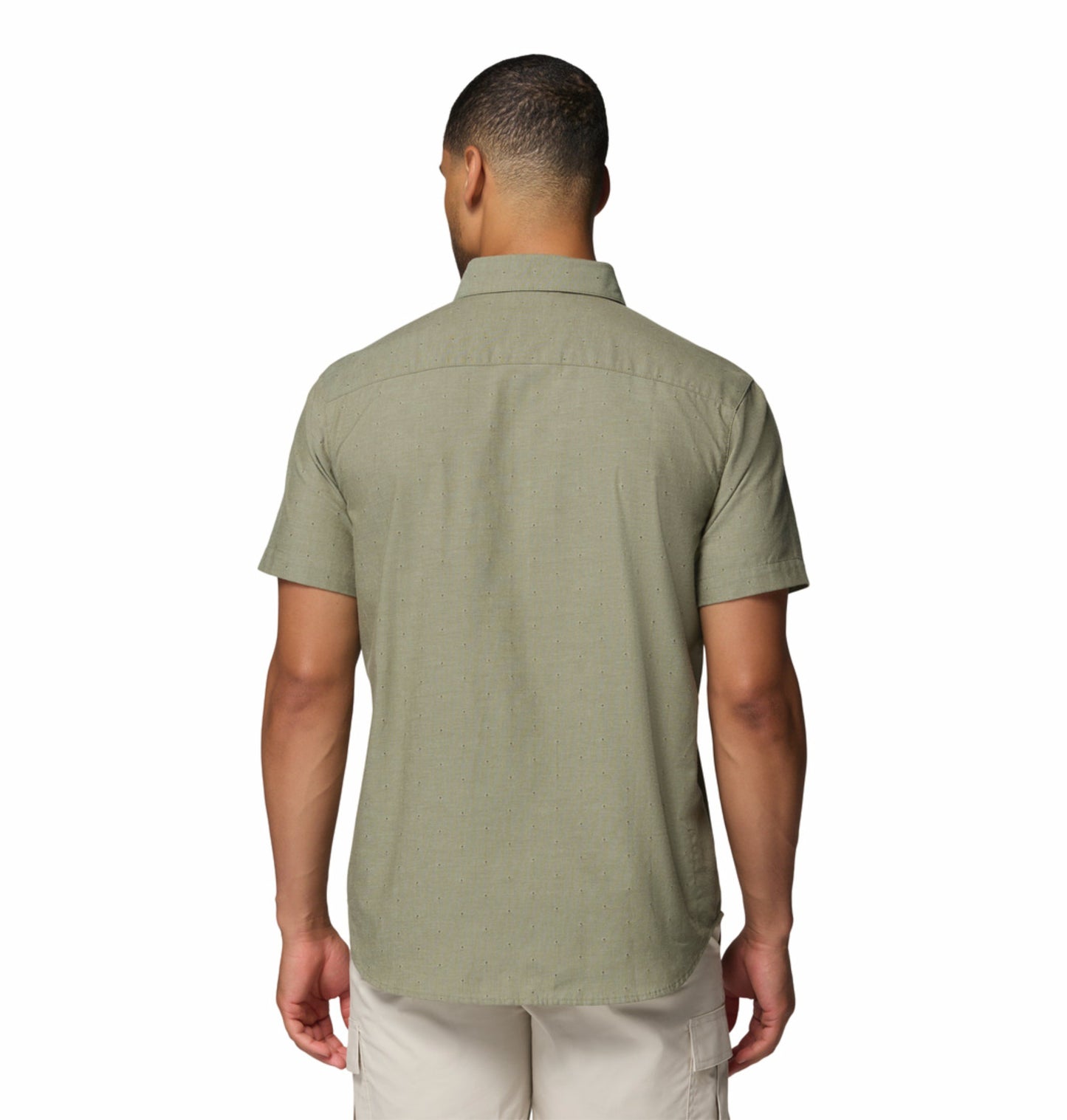 Columbia Men’s Olive Green Omni-Wick Rapid Rivers Short Sleeve Shirt
