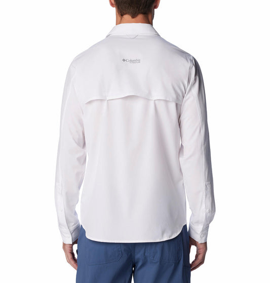 Columbia Men White Columbia Men Summit Valley Woven Long Sleeve Shirt