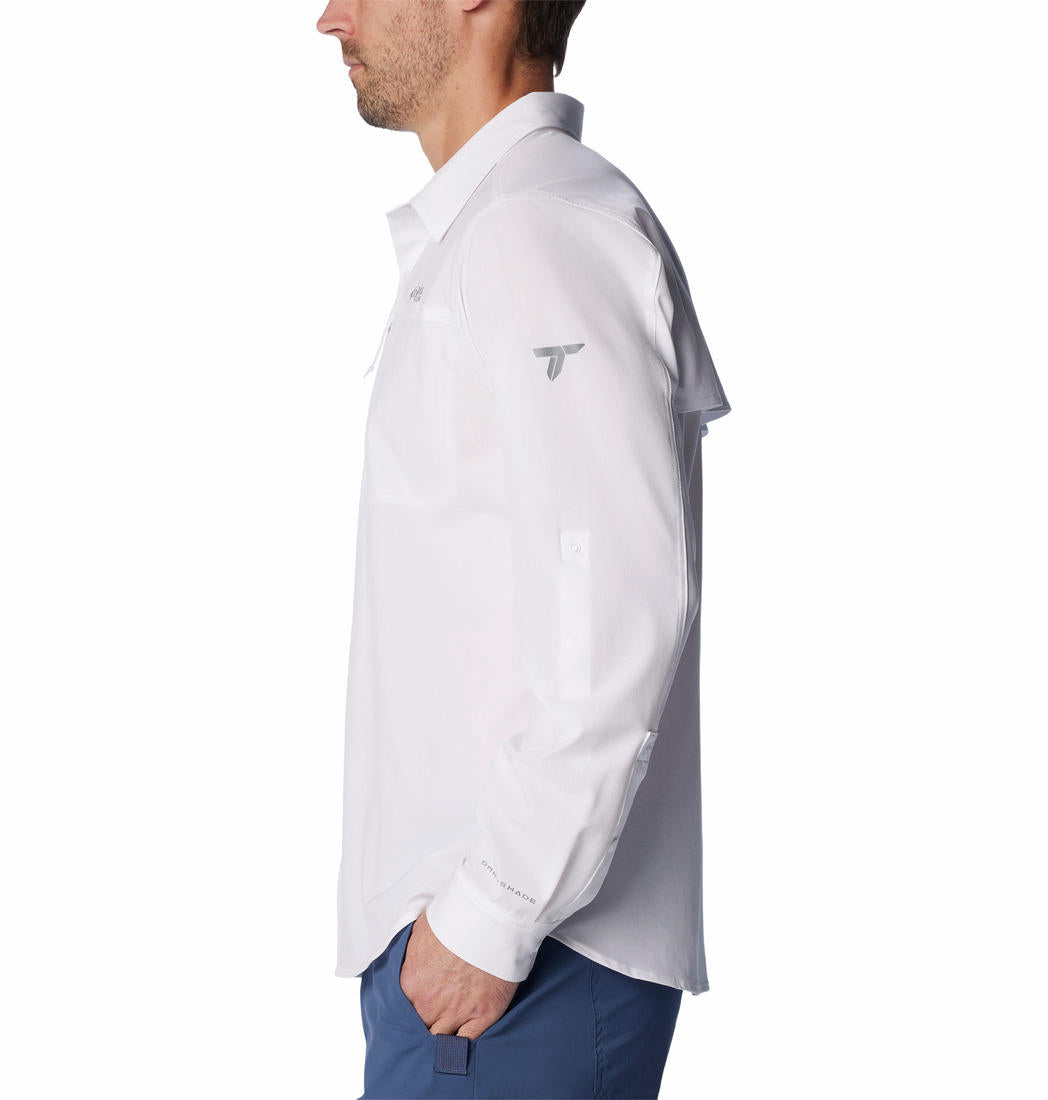 Columbia Men White Columbia Men Summit Valley Woven Long Sleeve Shirt
