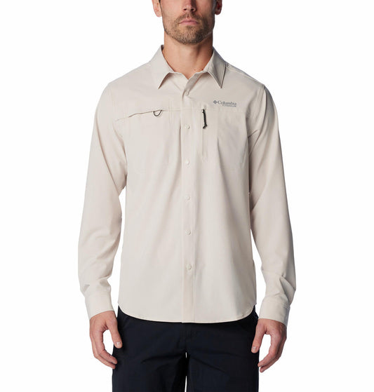 Columbia Men Beige Columbia Men Summit Valley Woven Long Sleeve Shirt
