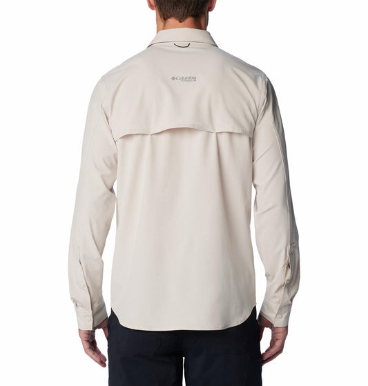 Columbia Men Beige Columbia Men Summit Valley Woven Long Sleeve Shirt