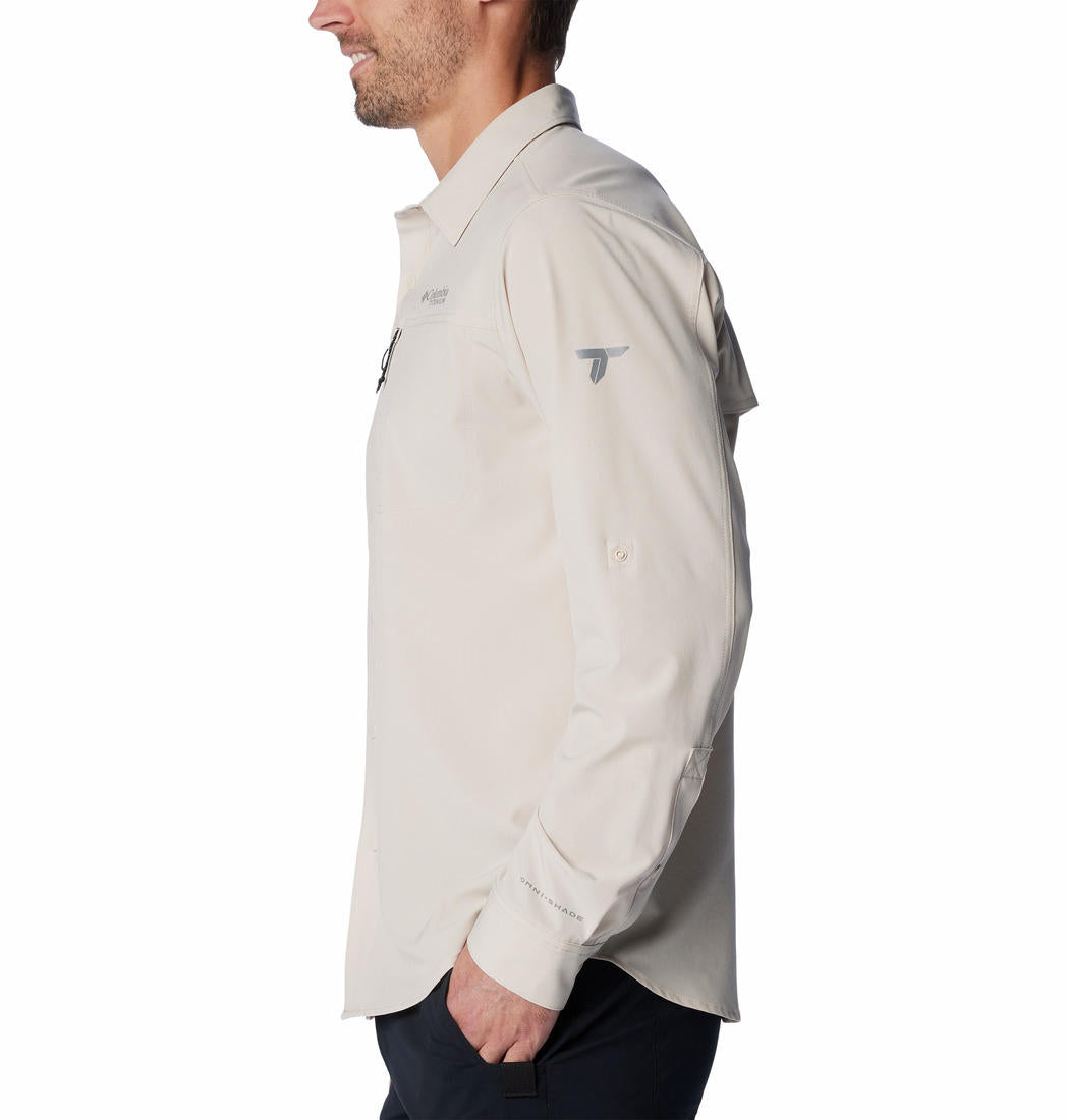 Columbia Men Beige Columbia Men Summit Valley Woven Long Sleeve Shirt
