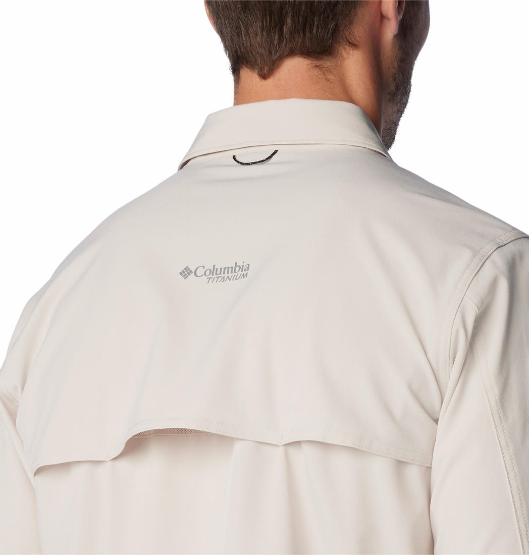 Columbia Men Beige Columbia Men Summit Valley Woven Long Sleeve Shirt