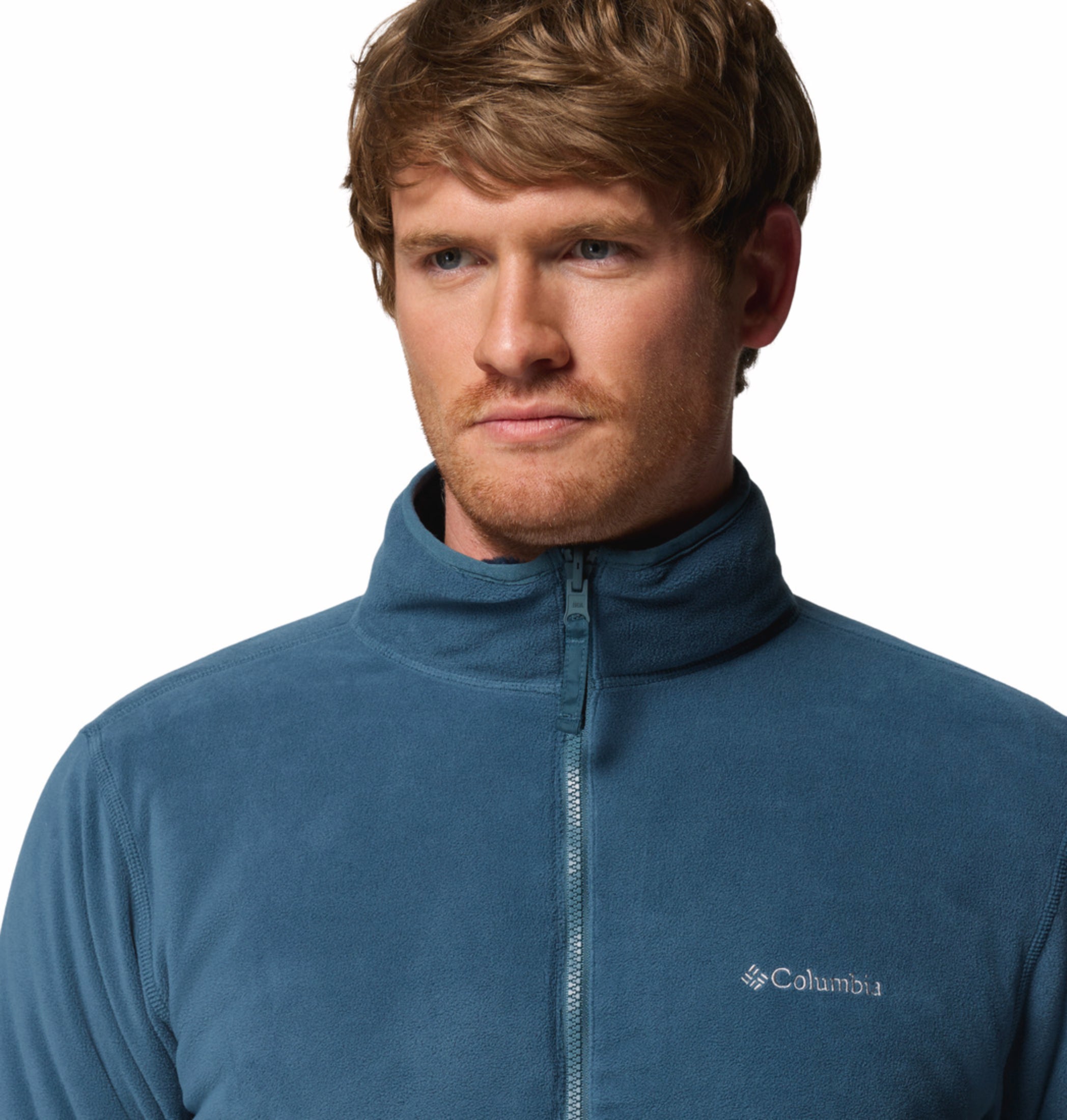 Columbia Men Blue Winter Pass Reversible Fleece Jacket