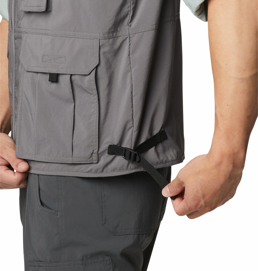 Columbia Men Grey Silver Ridge Utility Vest