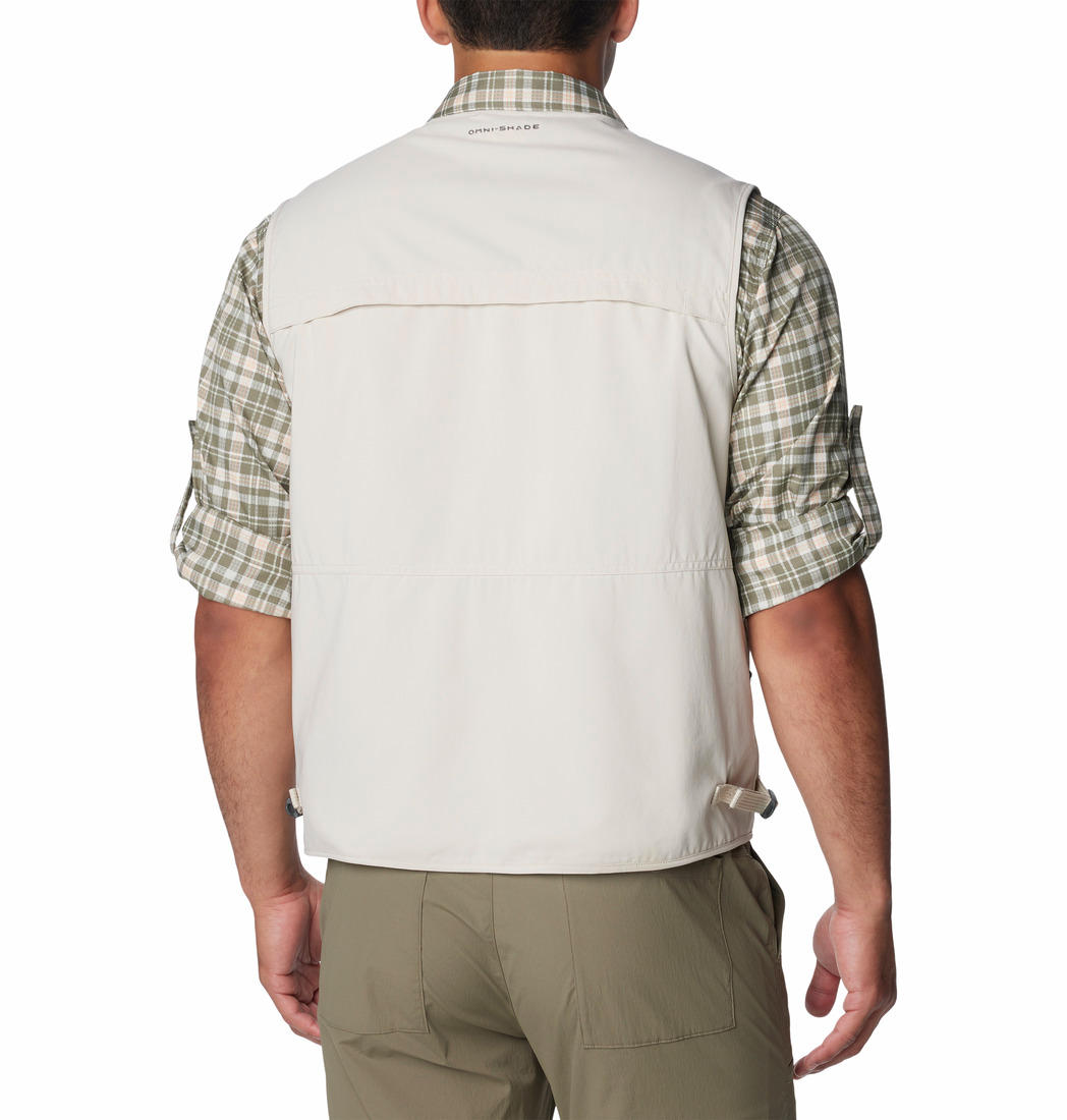 Columbia Men Beige Columbia Men Silver Ridge Utility Vest