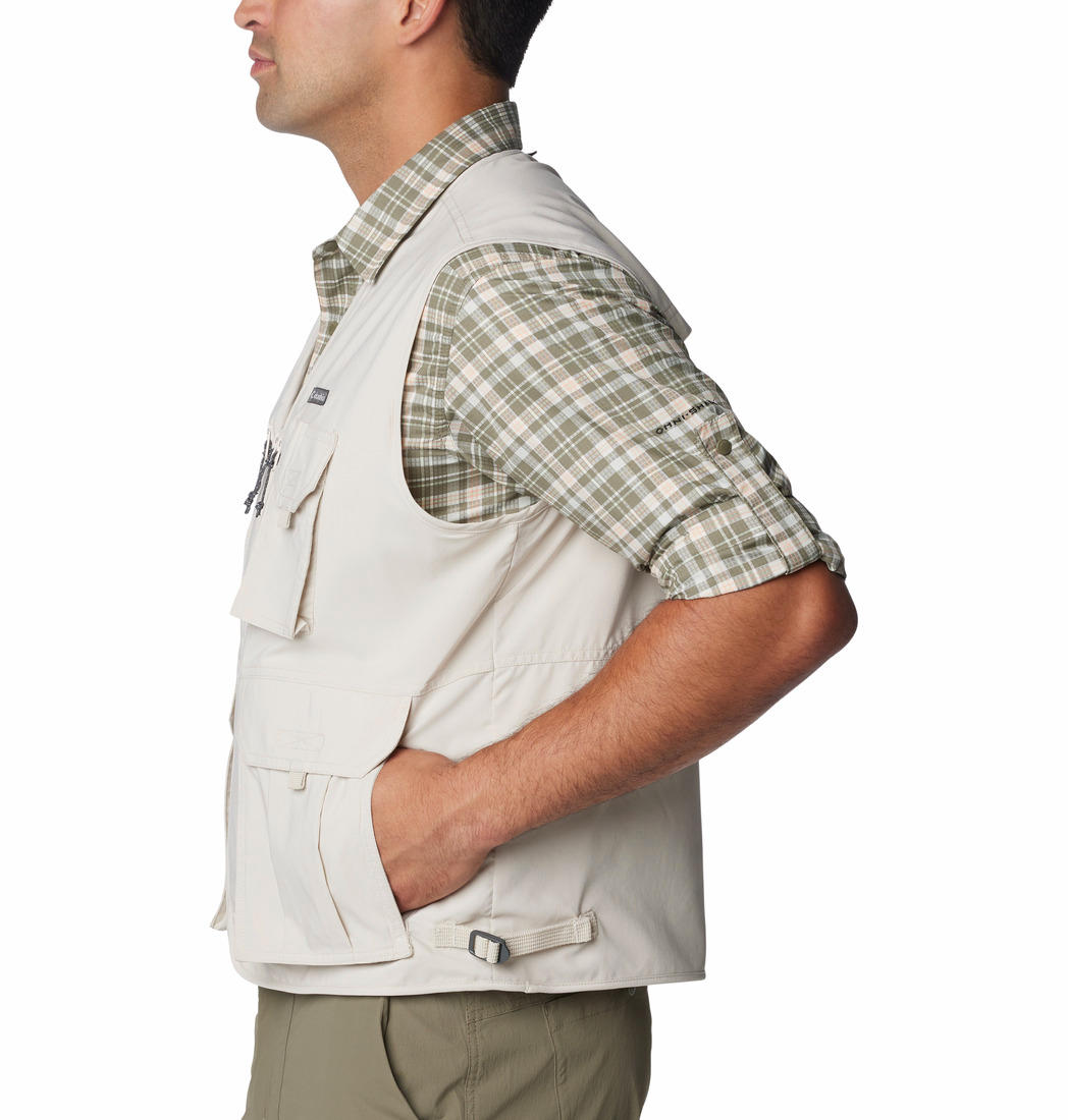 Columbia Men Beige Columbia Men Silver Ridge Utility Vest