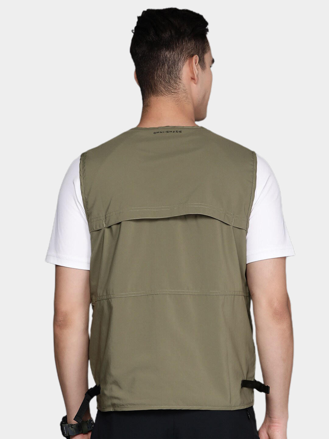 Columbia Men Olive Silver Ridge Utility Vest