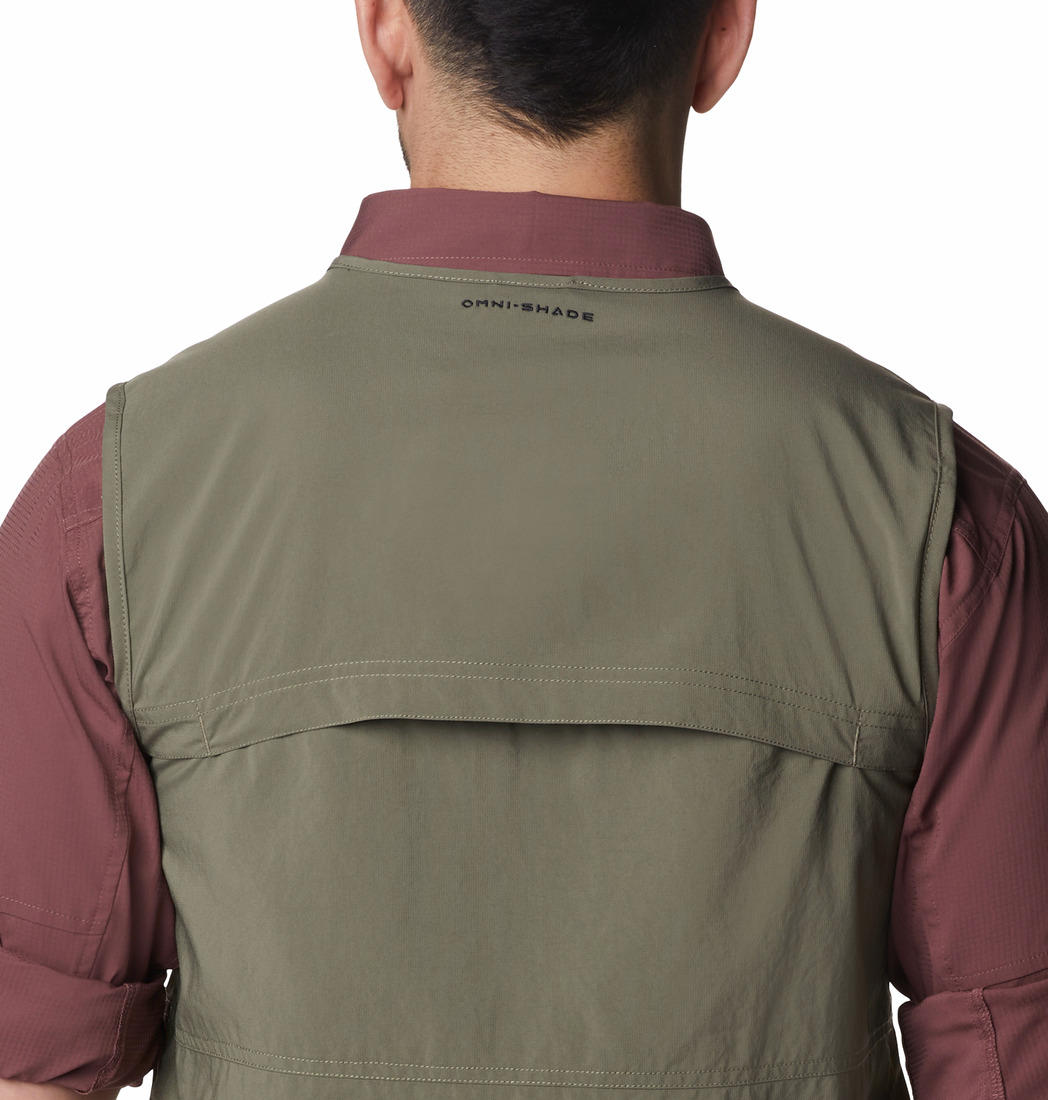Columbia Men Olive Silver Ridge Utility Vest