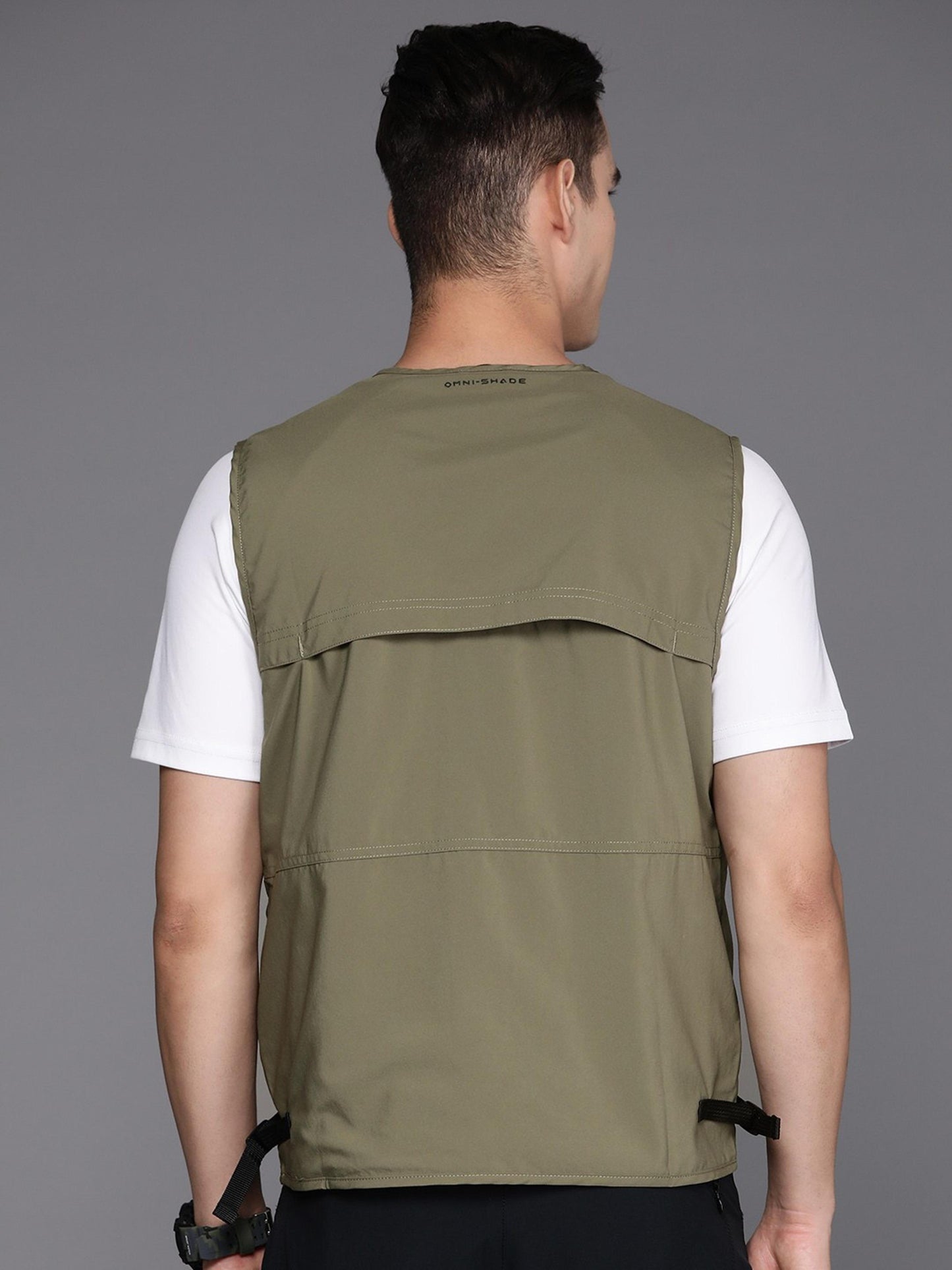 Columbia Mens Green Omni-Wick Silver Ridge Utility Vest