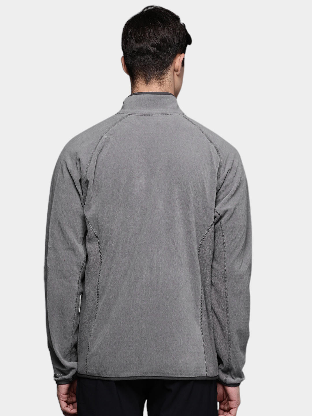 Columbia Men Grey M Outdoor Tracks Full Zip Fleece Jacket