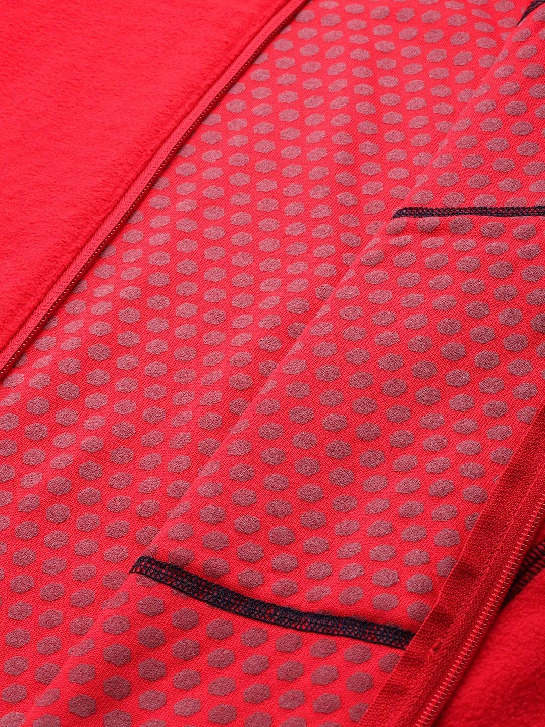 Columbia Men Red M Outdoor Tracks Full Zip Fleece Jacket
