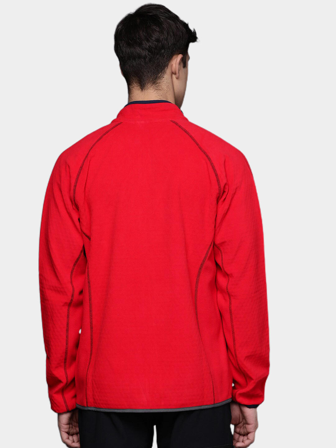 Columbia Men Red M Outdoor Tracks Full Zip Fleece Jacket