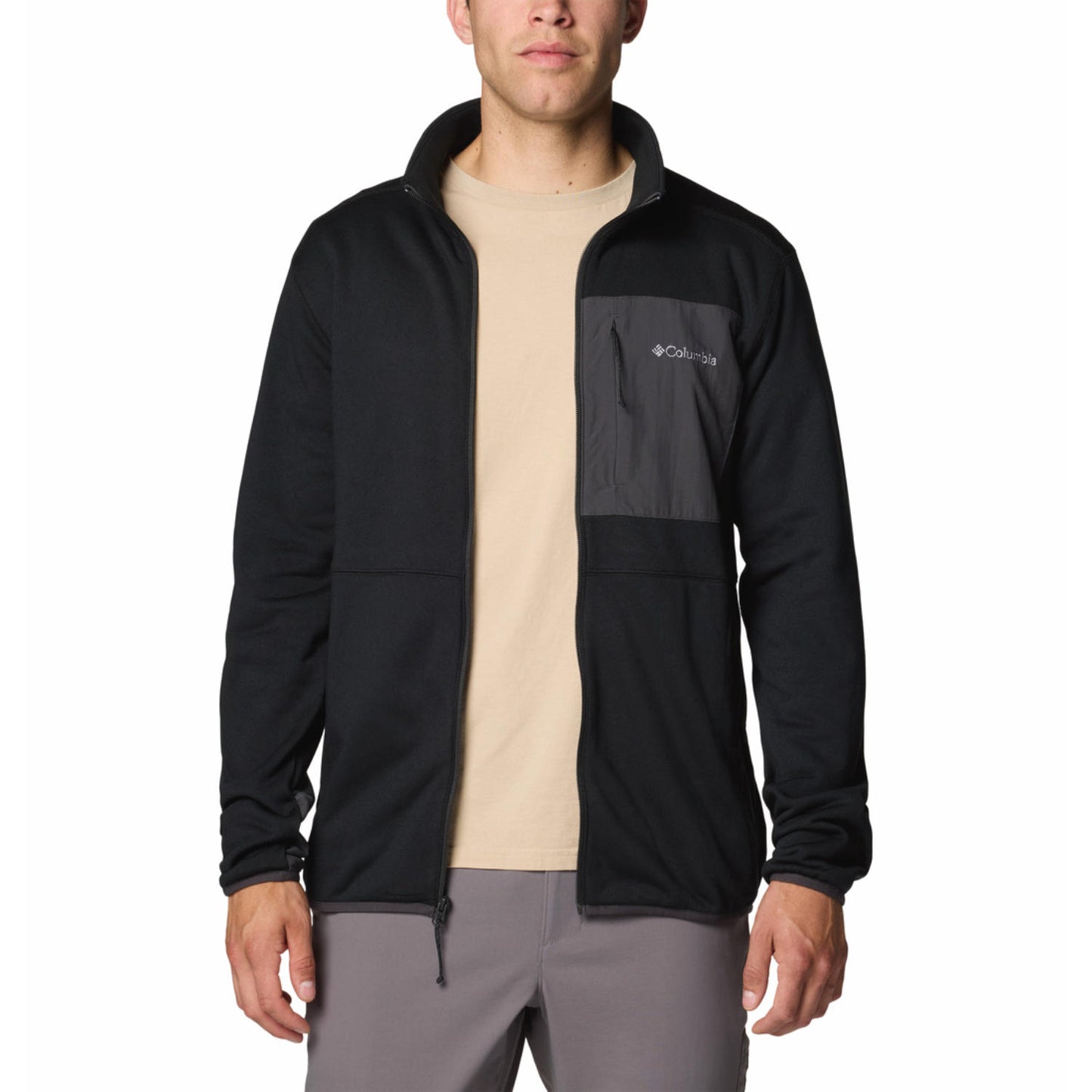 Columbia Men Black Columbia Hike Full Zip II