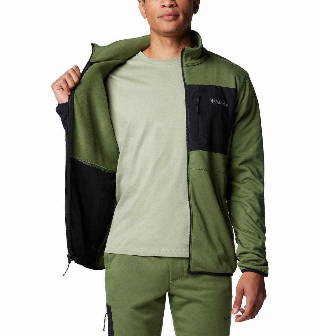 Columbia Men Green Columbia Hike Full Zip II