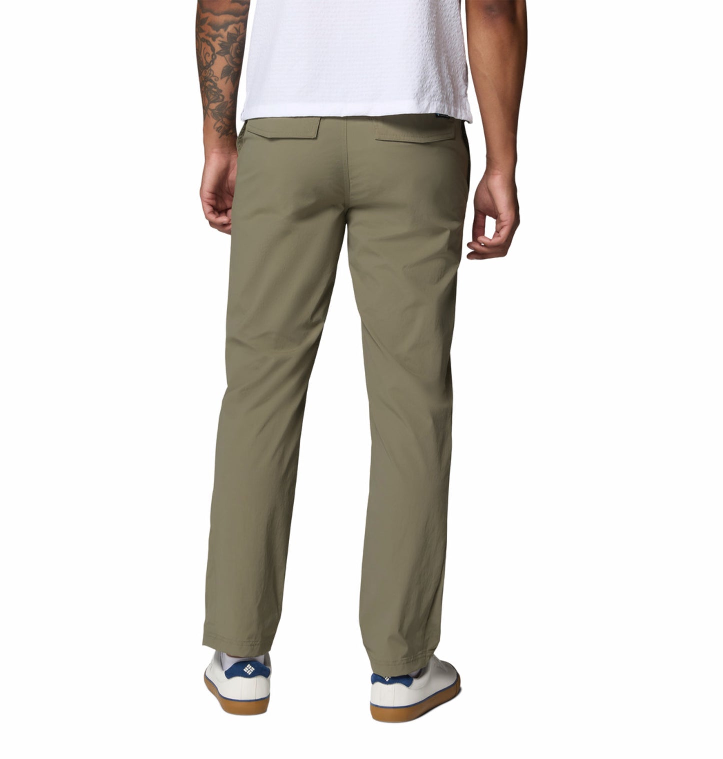 Columbia Men’s Olive Green Omni-Freeze ROC Lite Chino Pant for Cooling Comfort