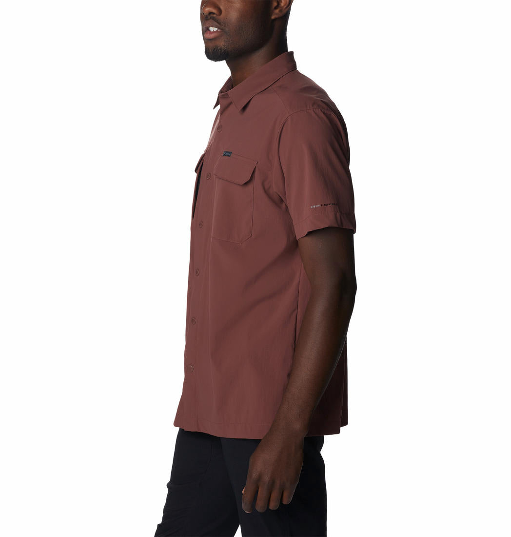 Columbia Men Brown Canyon Gate Utility Short Sleeve