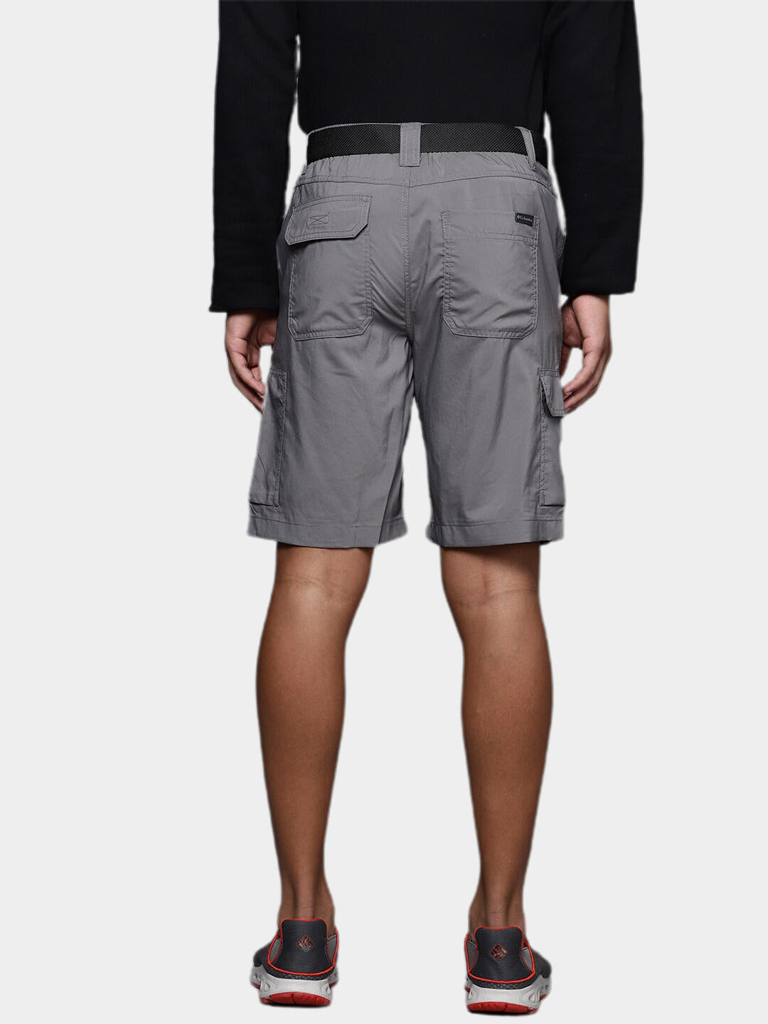 Columbia Men Grey Silver Ridge Utility Cargo Short (Sun Protection)
