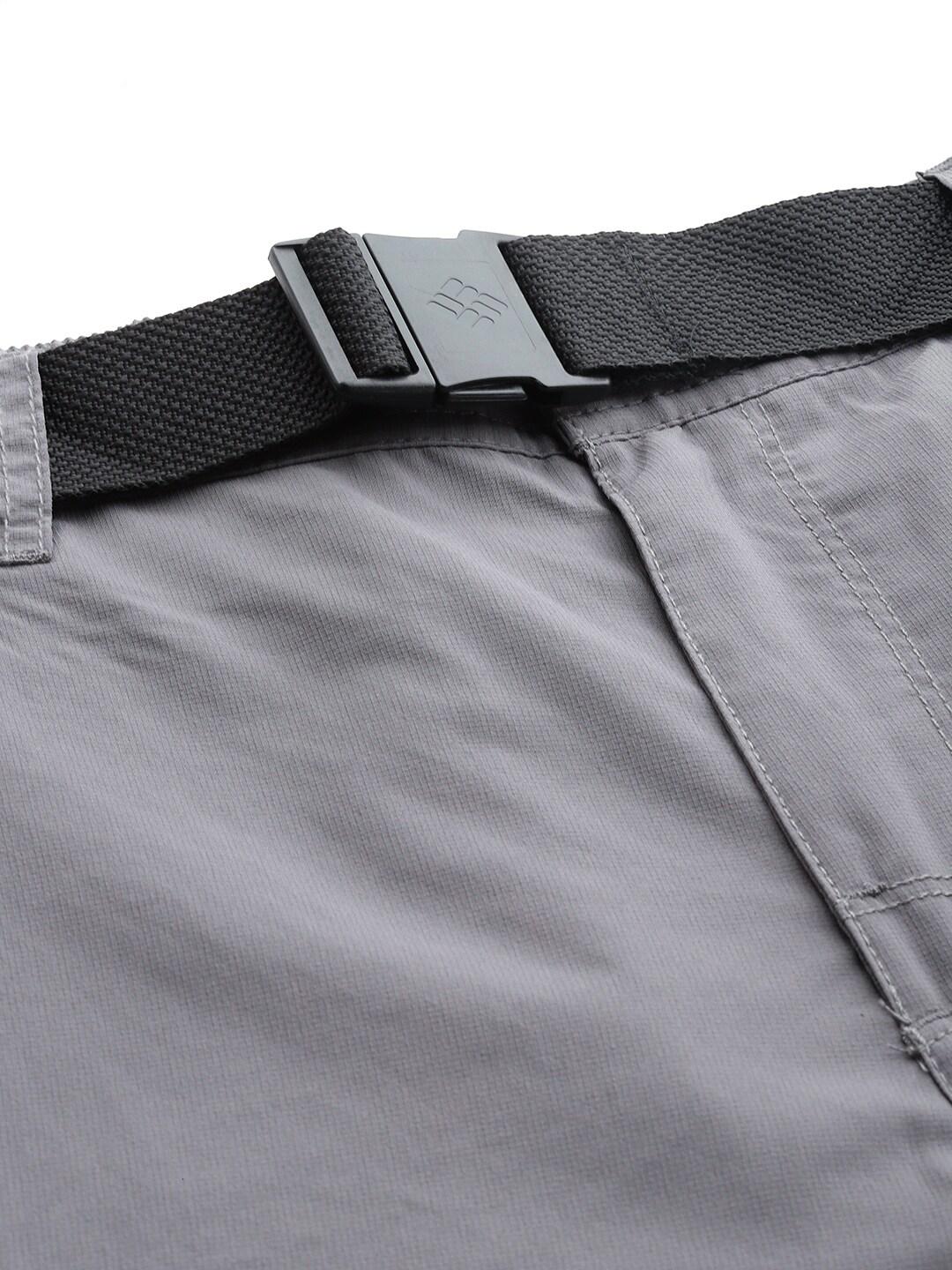 Columbia Men Grey Silver Ridge Utility Cargo Short (Sun Protection)