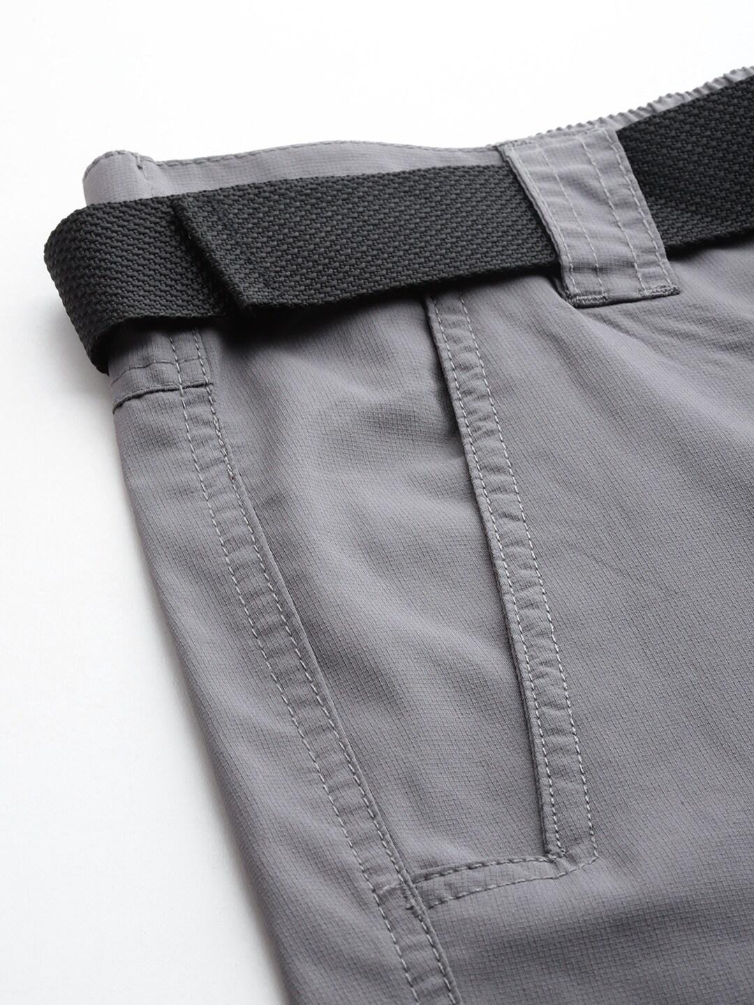 Columbia Men Grey Silver Ridge Utility Cargo Short (Sun Protection)
