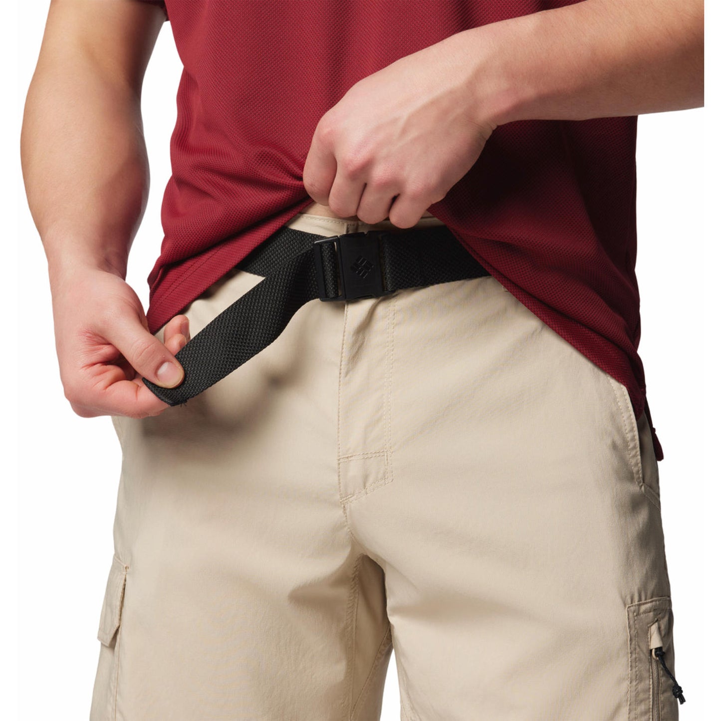 Columbia Men Brown Silver Ridge Utility Cargo Short (Sun Protection)