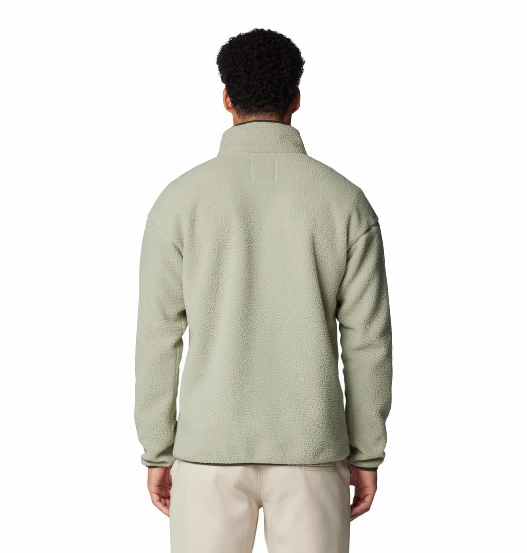 Columbia Mens Green Helvetia II Half Snap Fleece Jacket