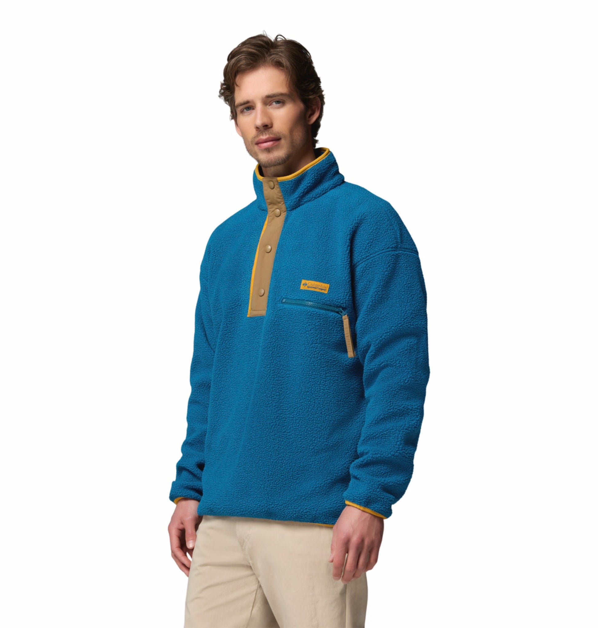 men blue helvetia ii pullover