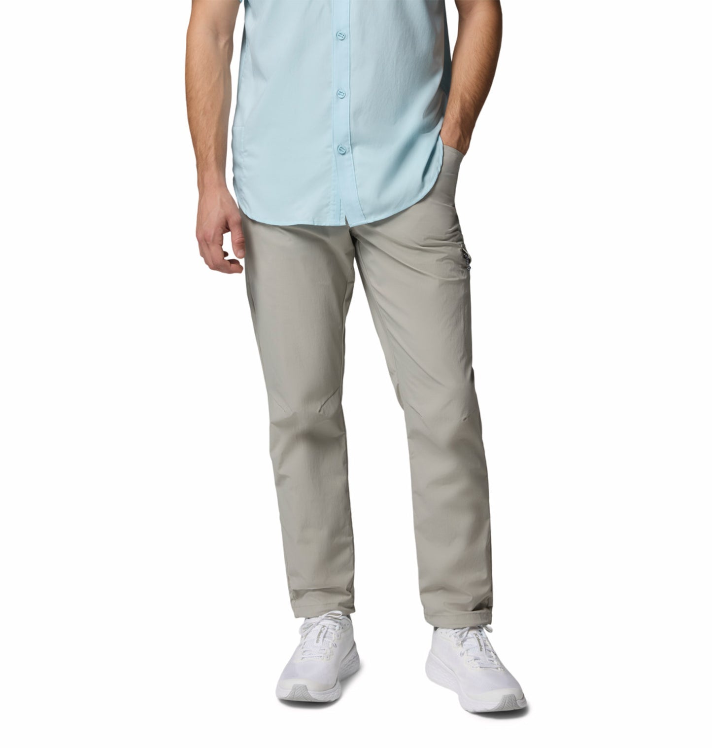 Columbia Men’s Light Grey Omni-Freeze Sharpe Canyon Pants