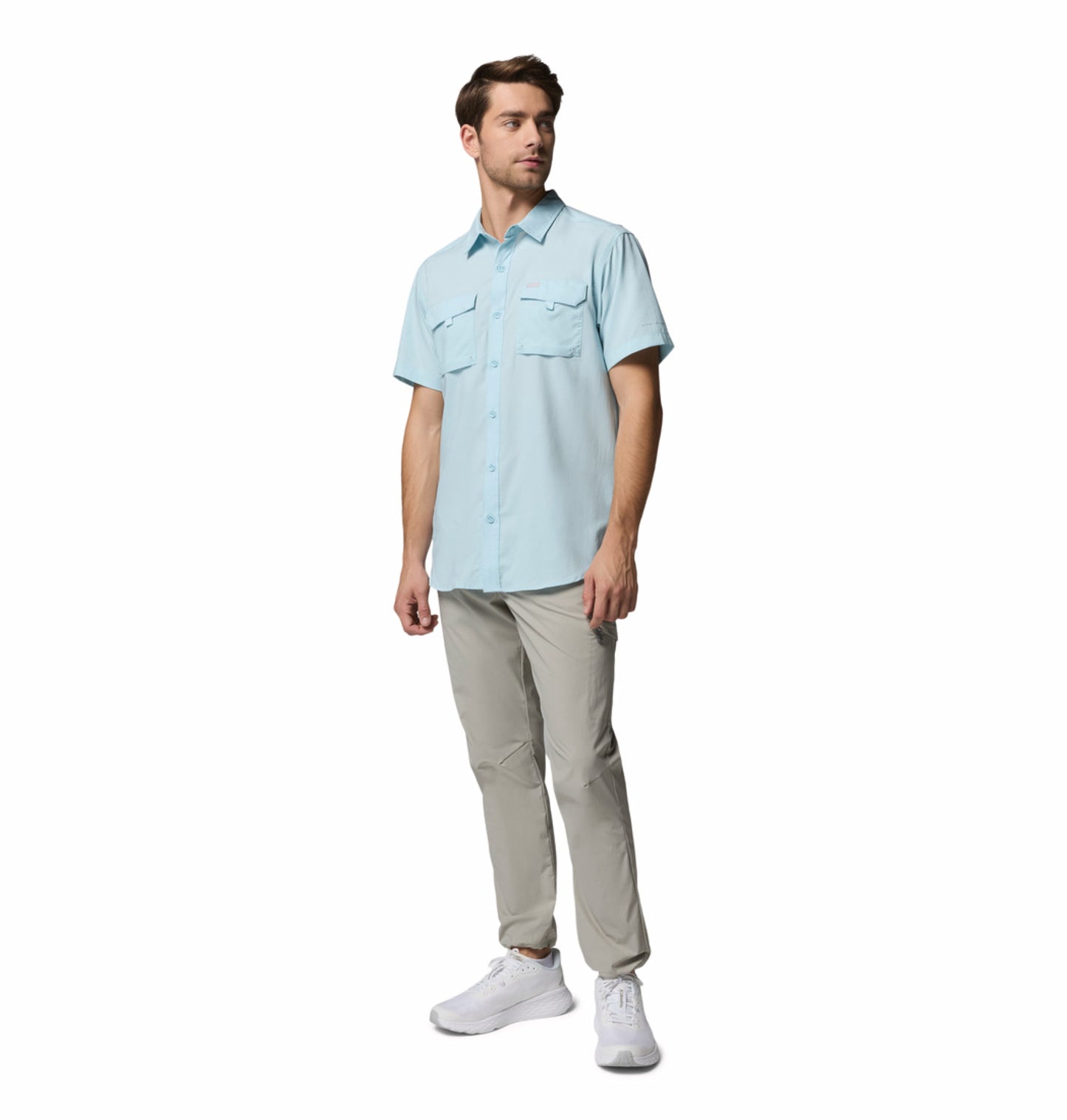 Columbia Men’s Light Grey Omni-Freeze Sharpe Canyon Pants