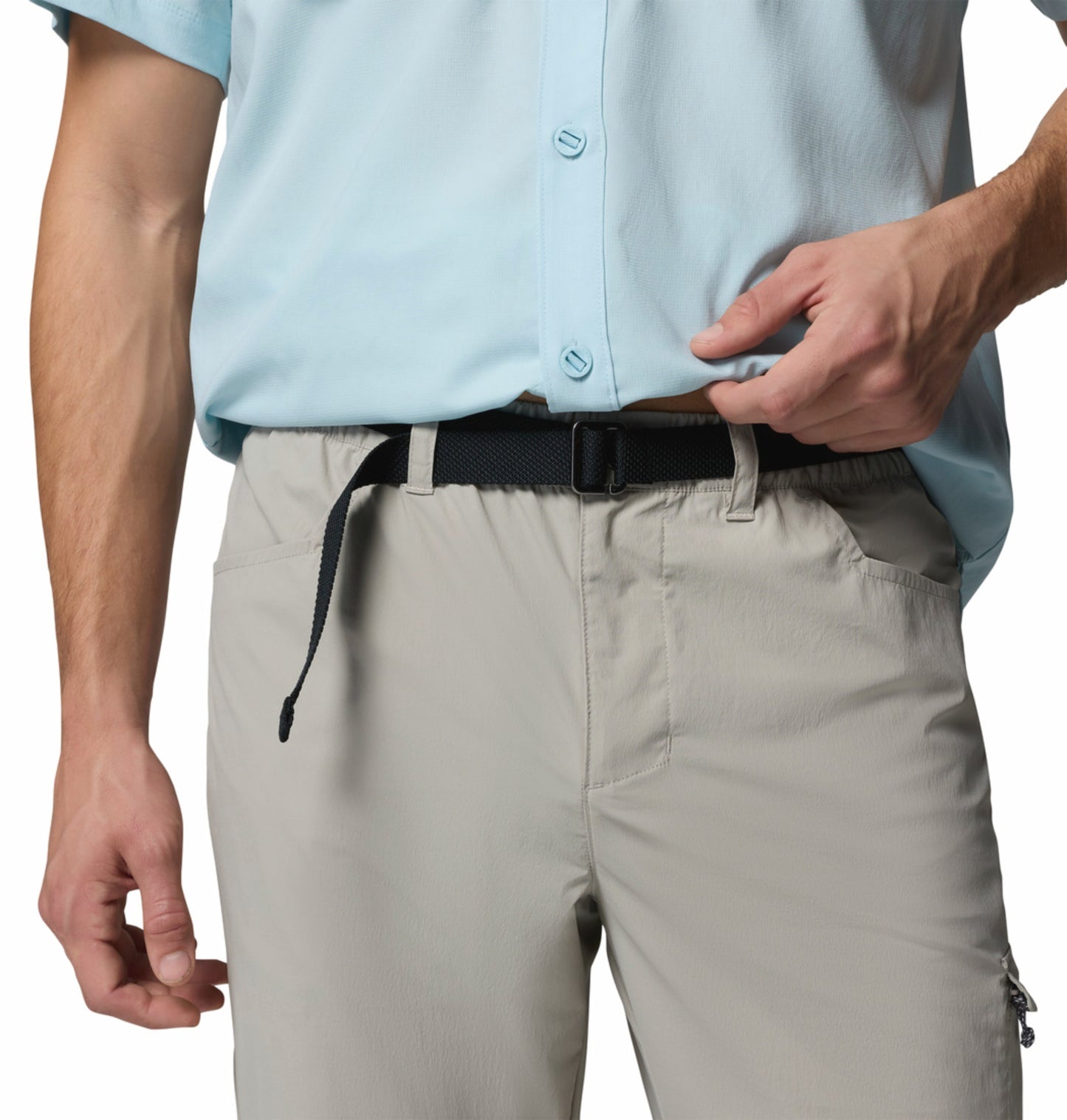 Columbia Men’s Light Grey Omni-Freeze Sharpe Canyon Pants