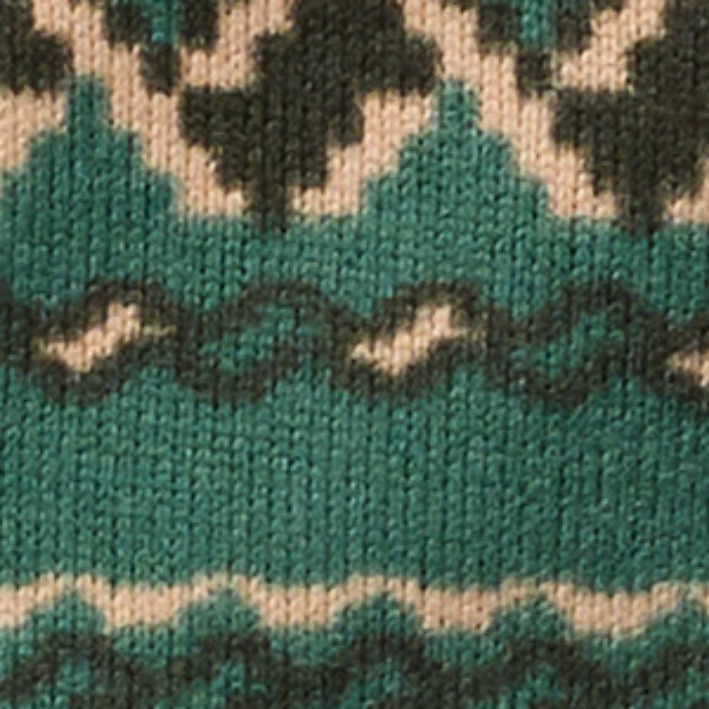 Columbia Men Green Sweater Weather Printed II Fleece