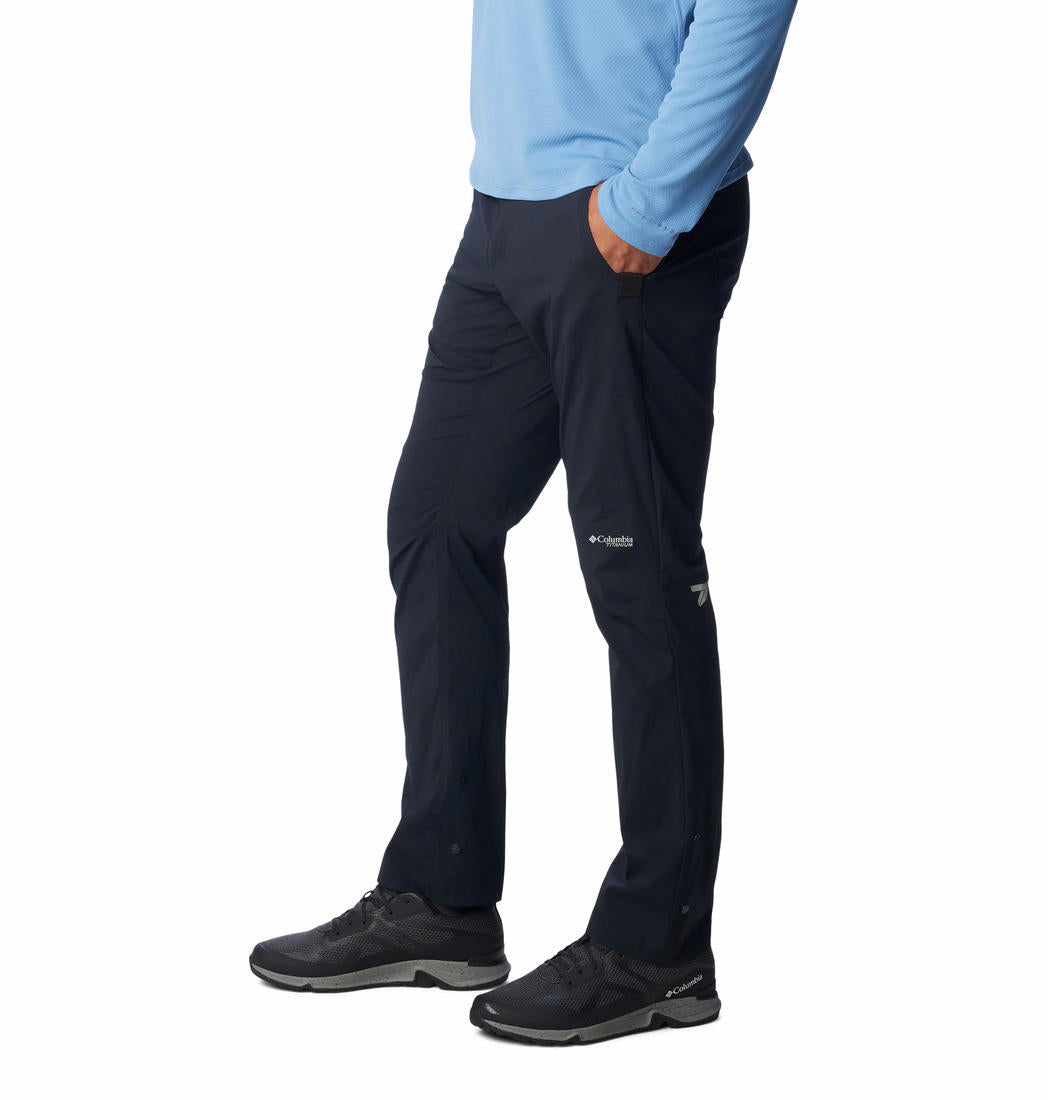 Columbia Men Black Wanoga Lightweight Pant (Sun Protection)