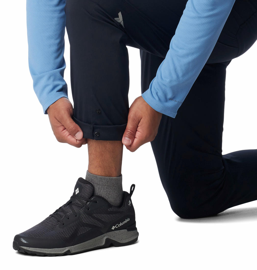Columbia Men Black Wanoga Lightweight Pant (Sun Protection)