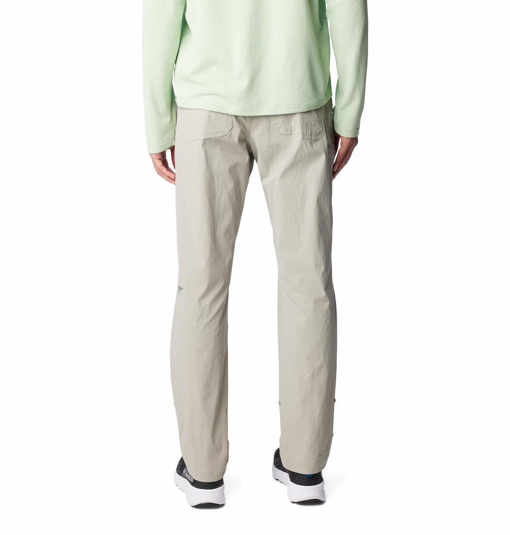Columbia Men Grey Wanoga Lightweight Pant (Sun Protection)