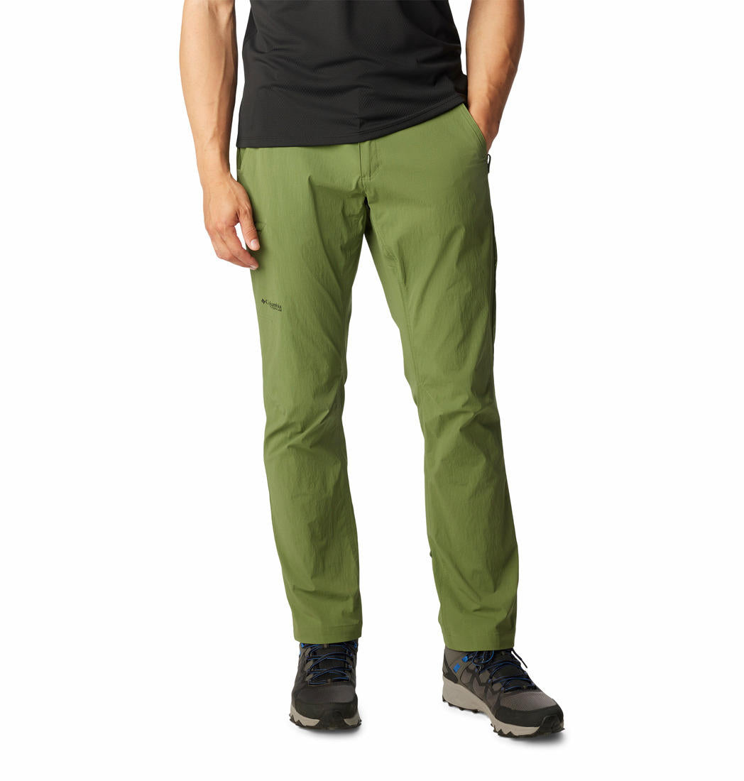Columbia Men Green Wanoga Lightweight Pant (Sun Protection)