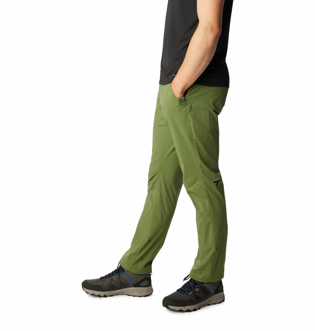 Columbia Men Green Wanoga Lightweight Pant (Sun Protection)