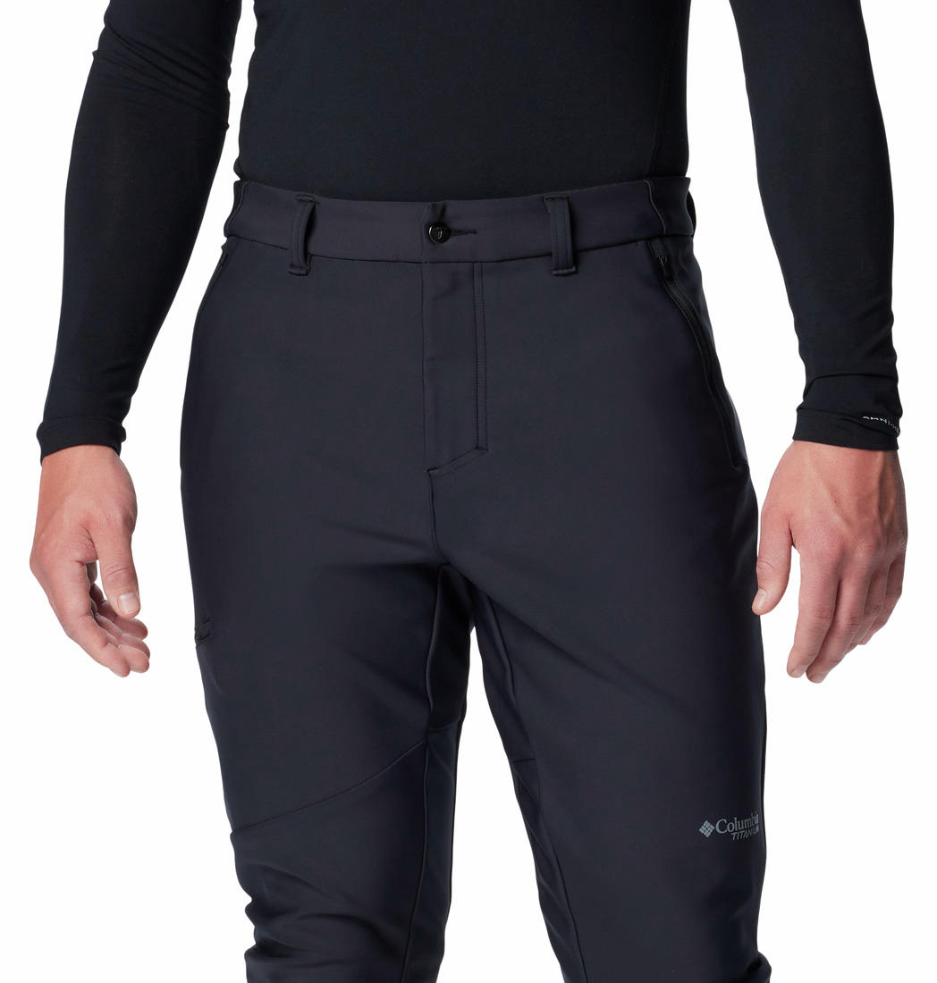 Columbia Men Black Vast Canyon Softshell Pant