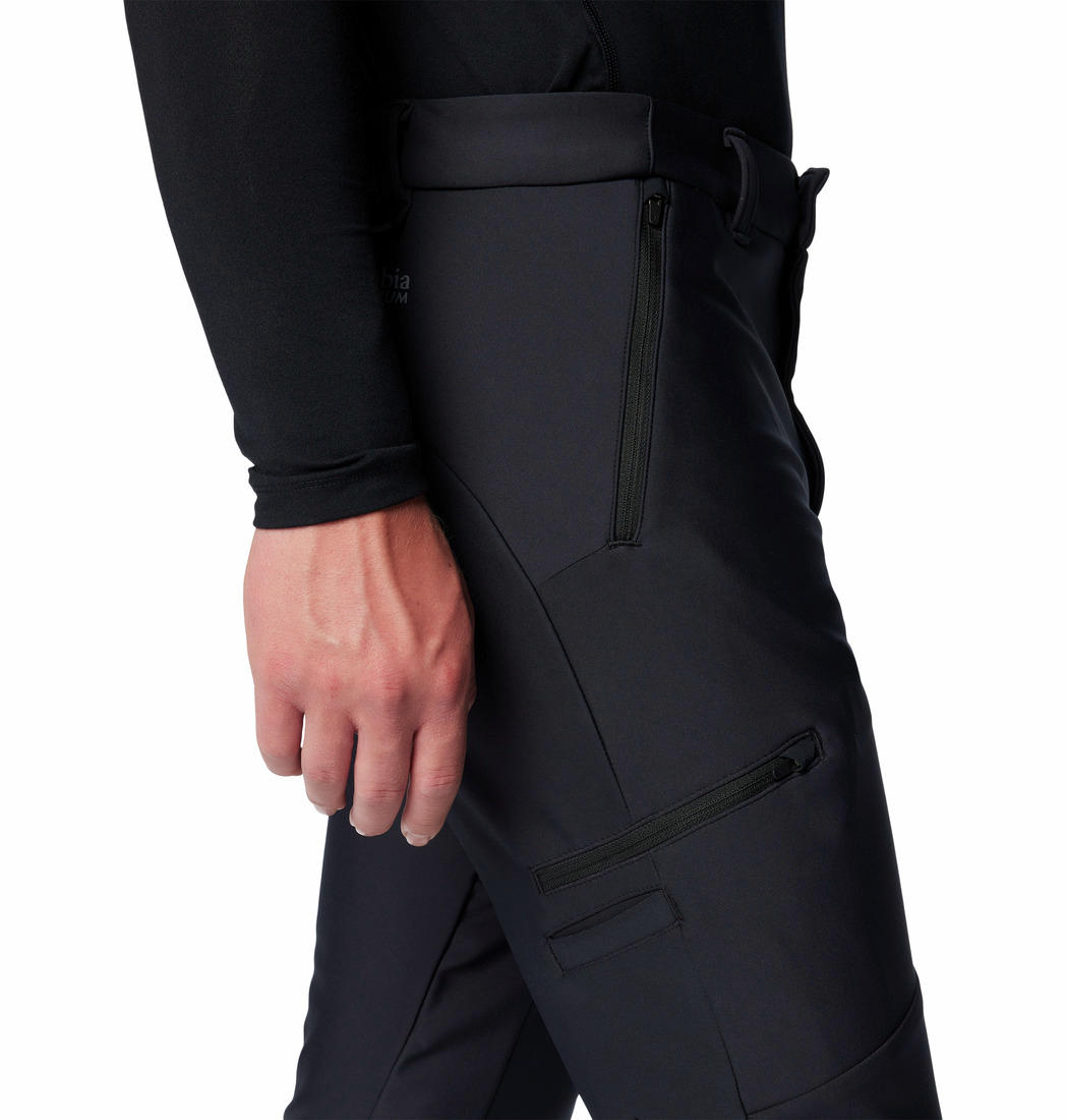 Columbia Men Black Vast Canyon Softshell Pant