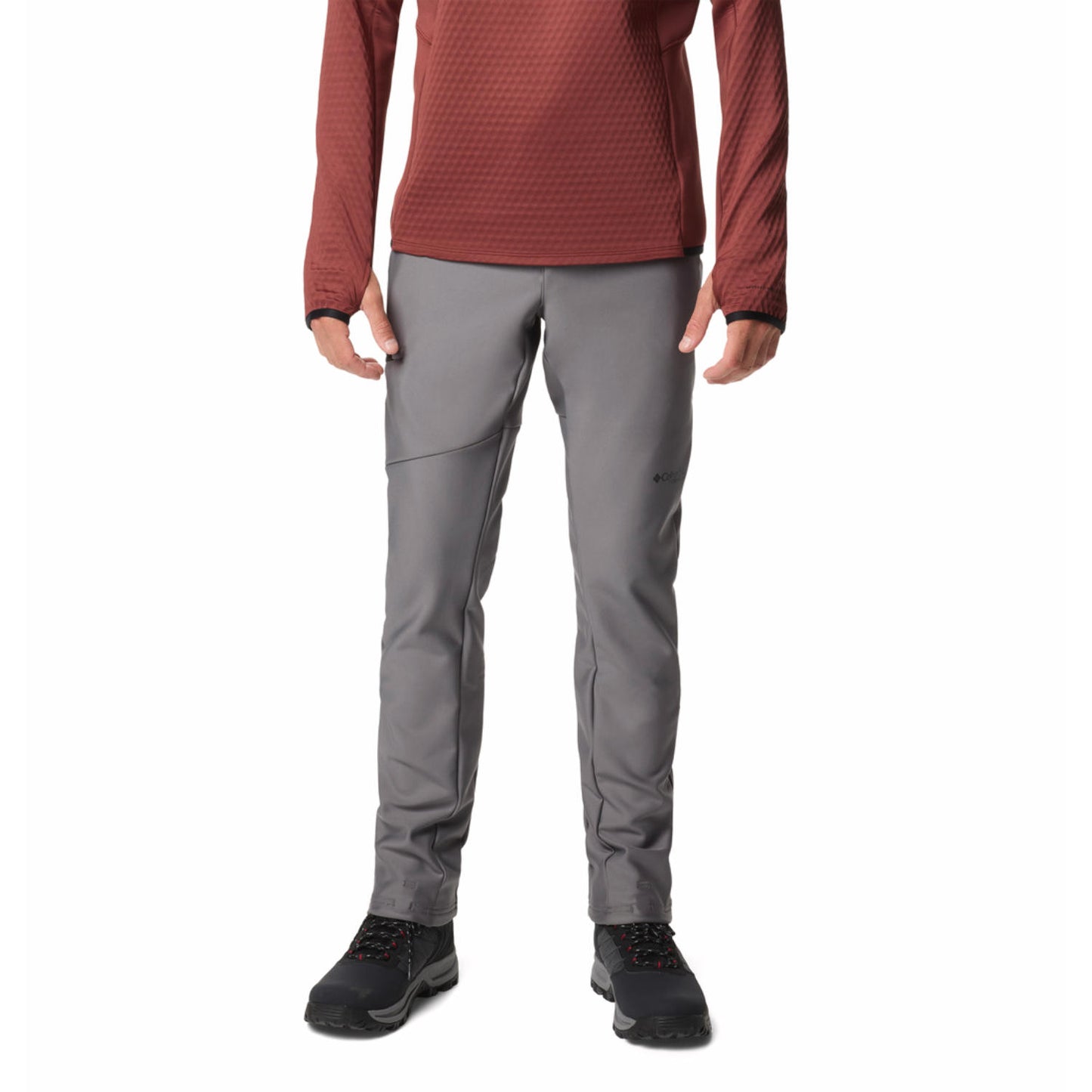 Columbia Men Grey Vast Canyon Softshell Pant