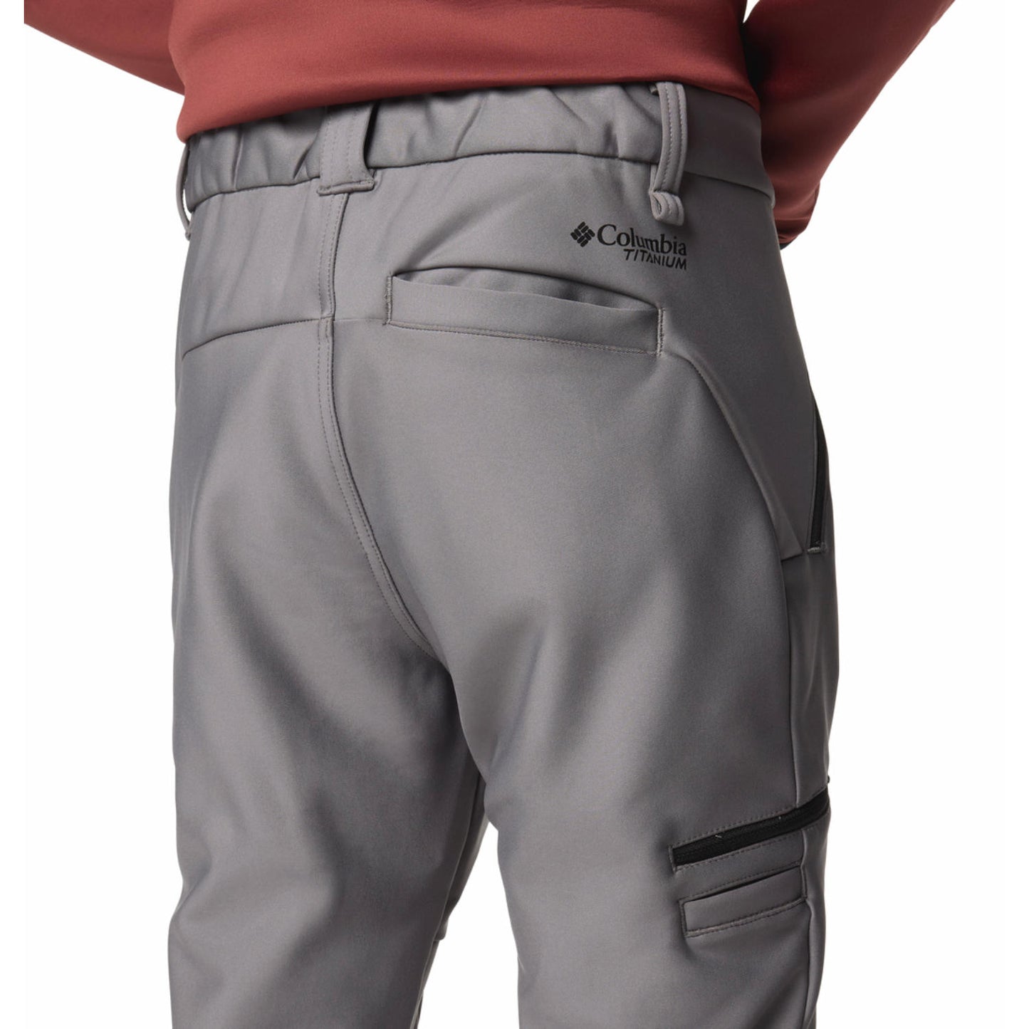 Columbia Men Grey Vast Canyon Softshell Pant