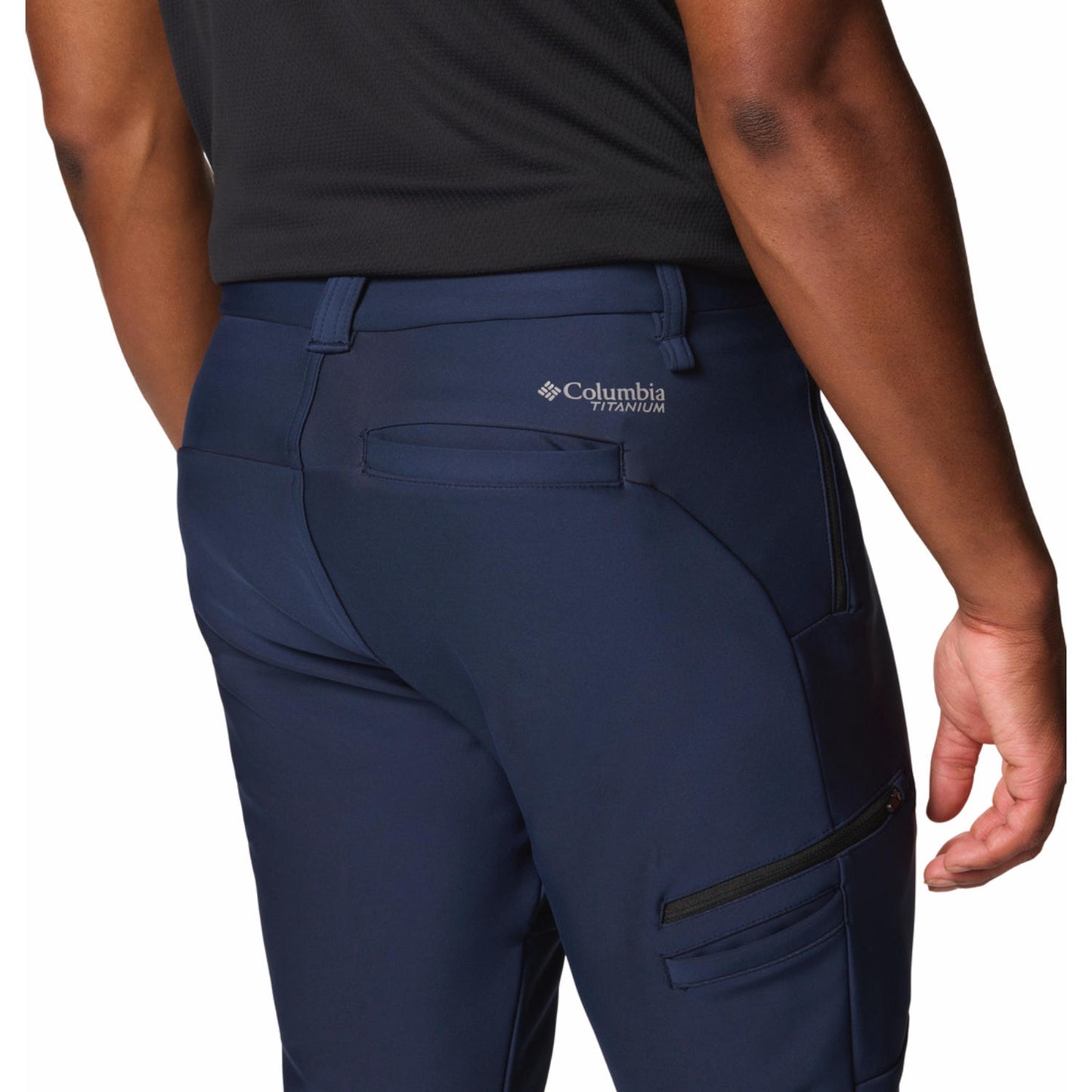 Columbia Men Blue Vast Canyon Softshell Pant
