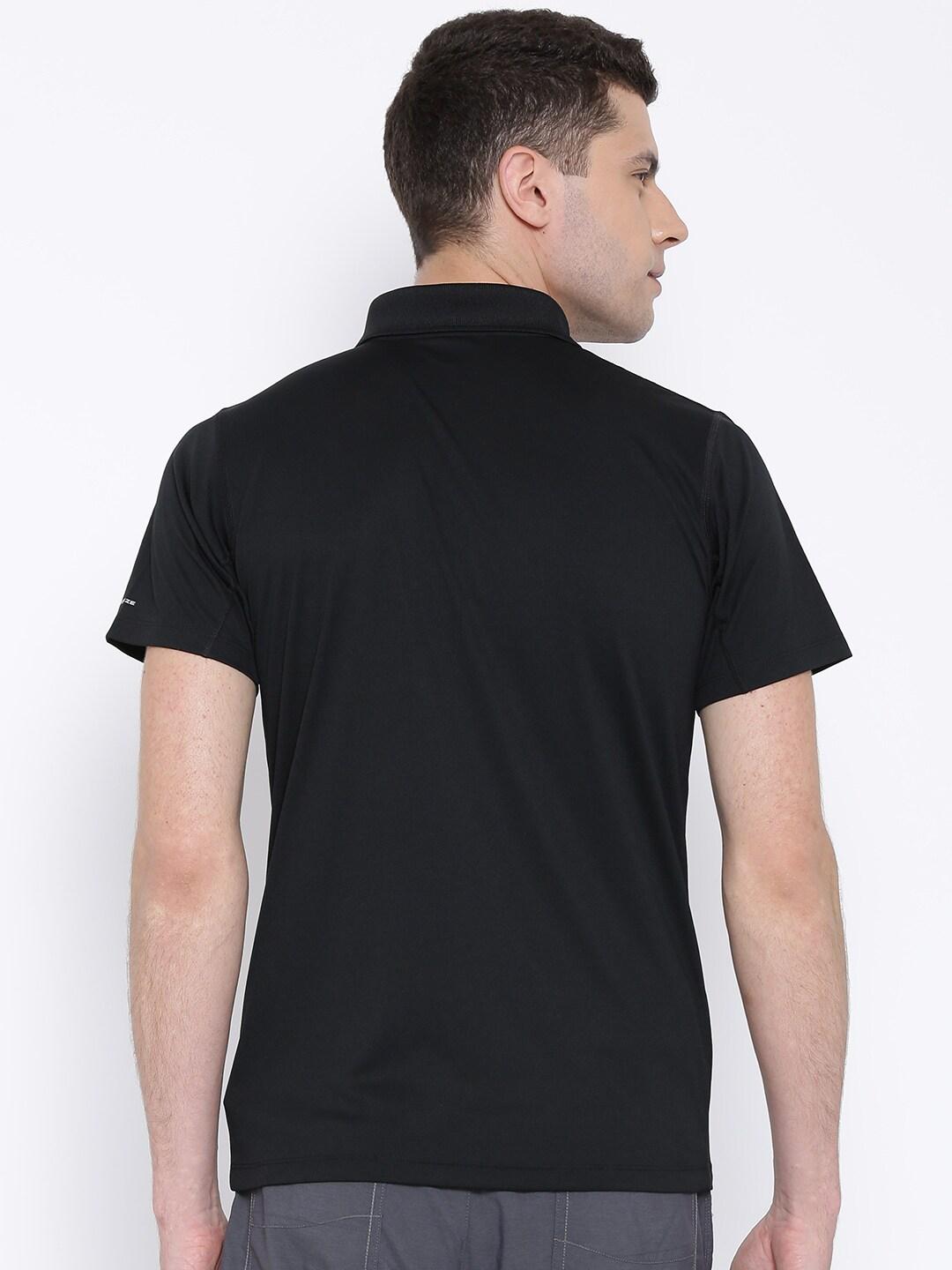 Columbia Men Black Zero Rules Polo Shirt (Sun Protection)