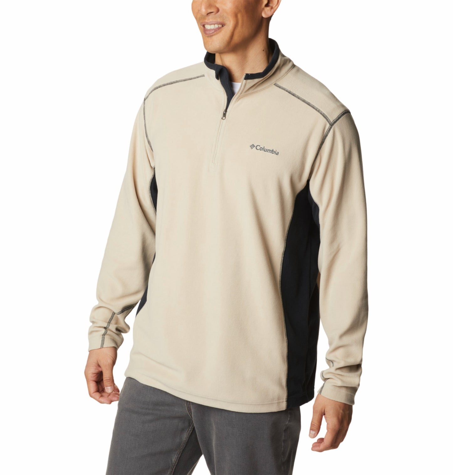 Columbia Men Beige Klamath Range II Pullover