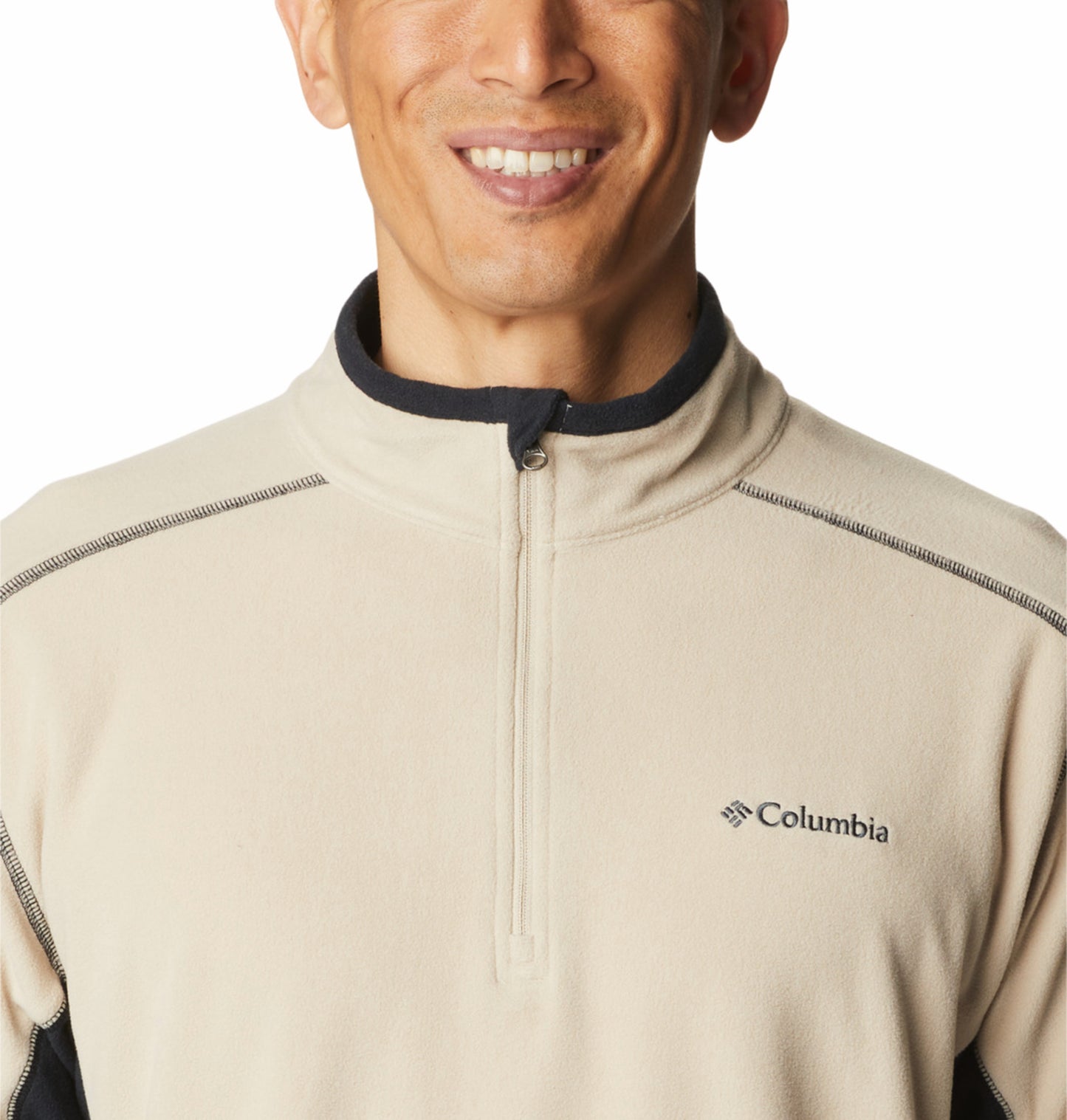 Columbia Men Beige Klamath Range II Pullover