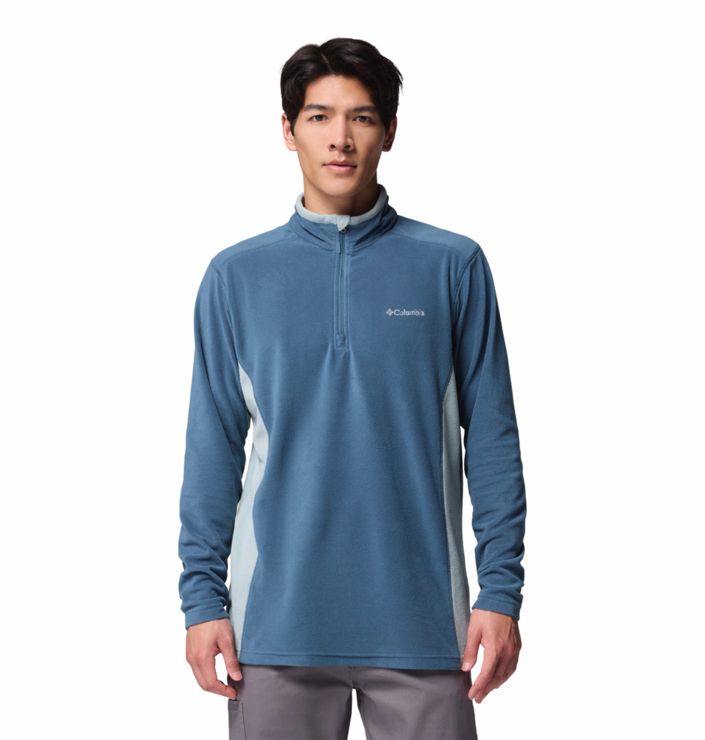 Columbia Men Teal Klamath Range II Pullover